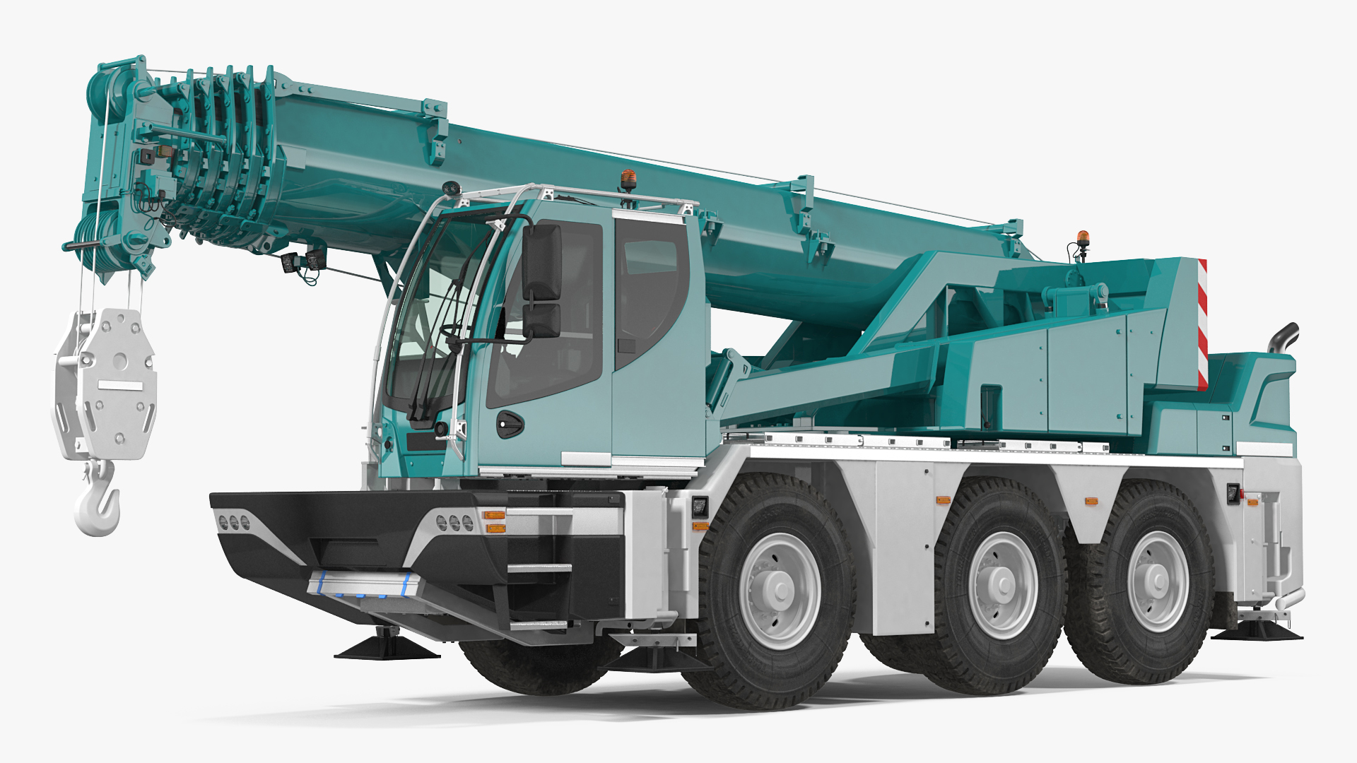 3D Compact Mobile Crane Generic model