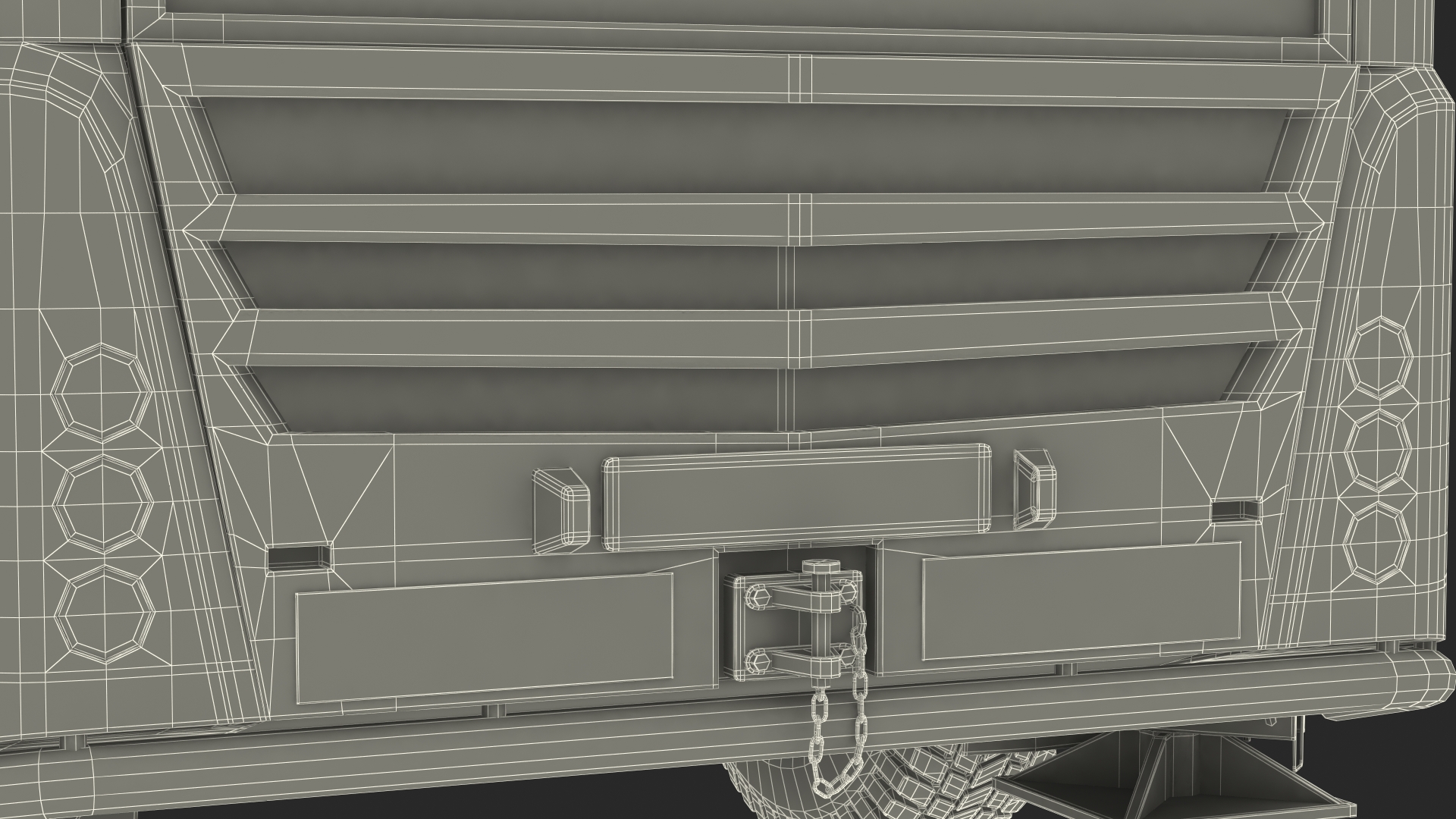 3D Compact Mobile Crane Generic model