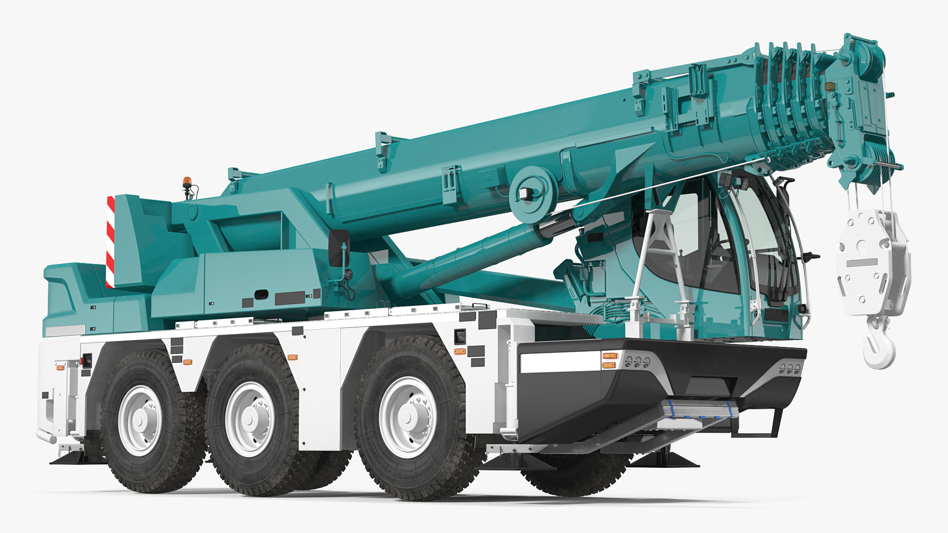 3D Compact Mobile Crane Generic model