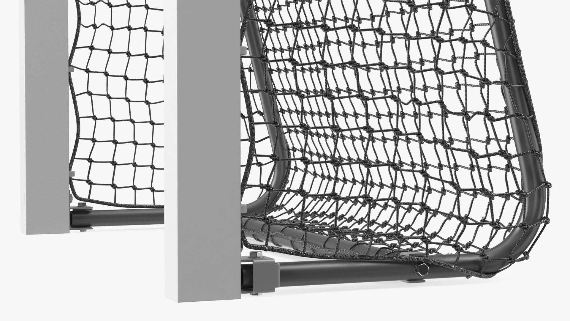 3D model Mini Target Soccer Goal FORZA Black