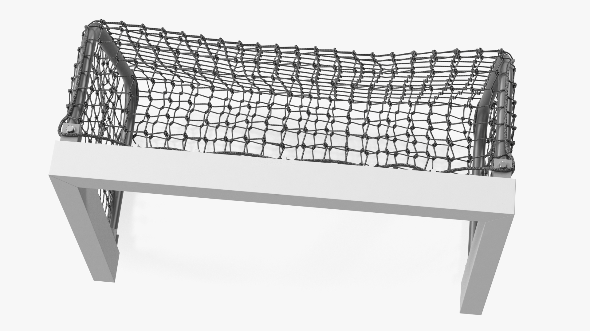 3D model Mini Target Soccer Goal FORZA Black
