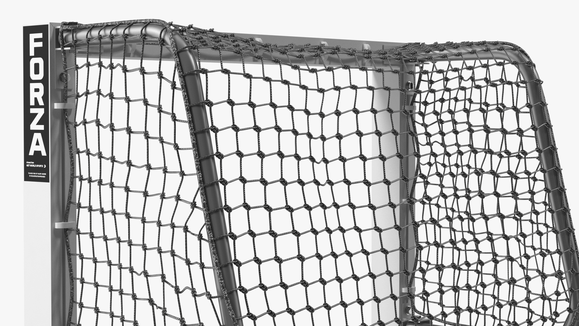 3D model Mini Target Soccer Goal FORZA Black