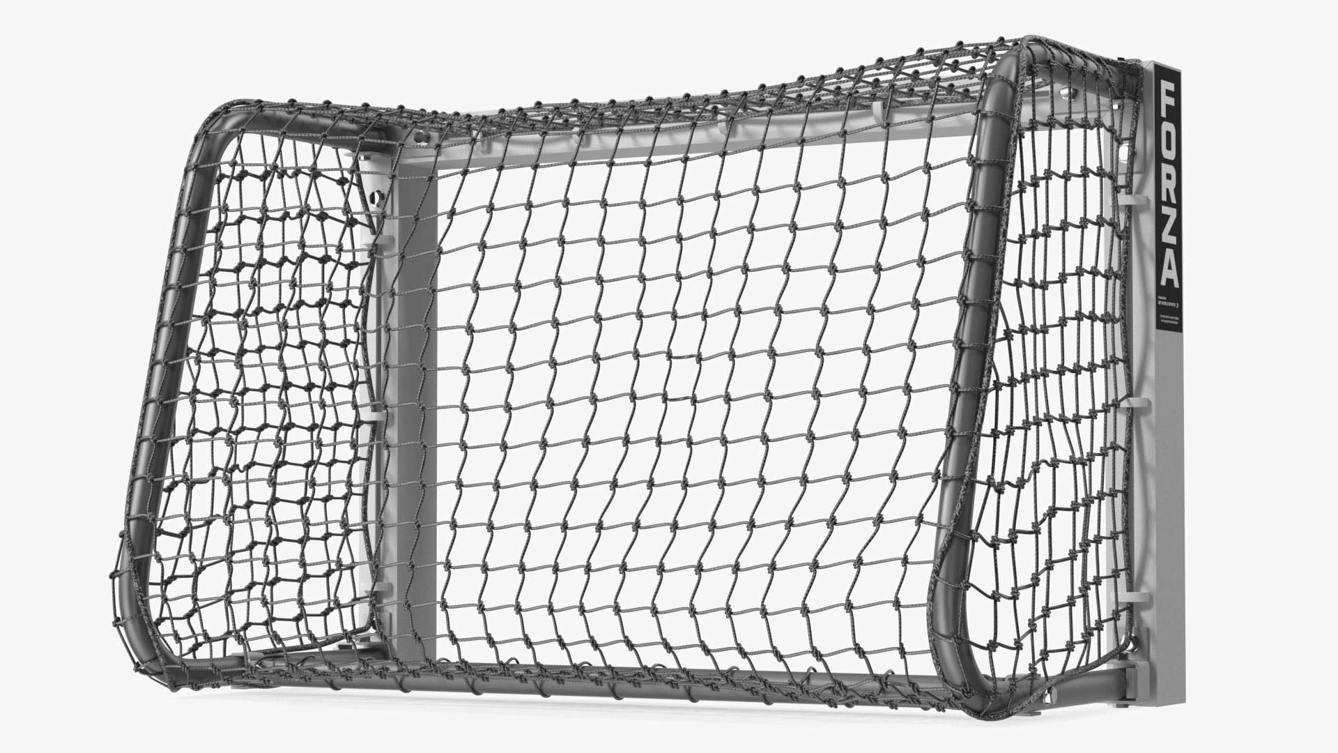 3D model Mini Target Soccer Goal FORZA Black