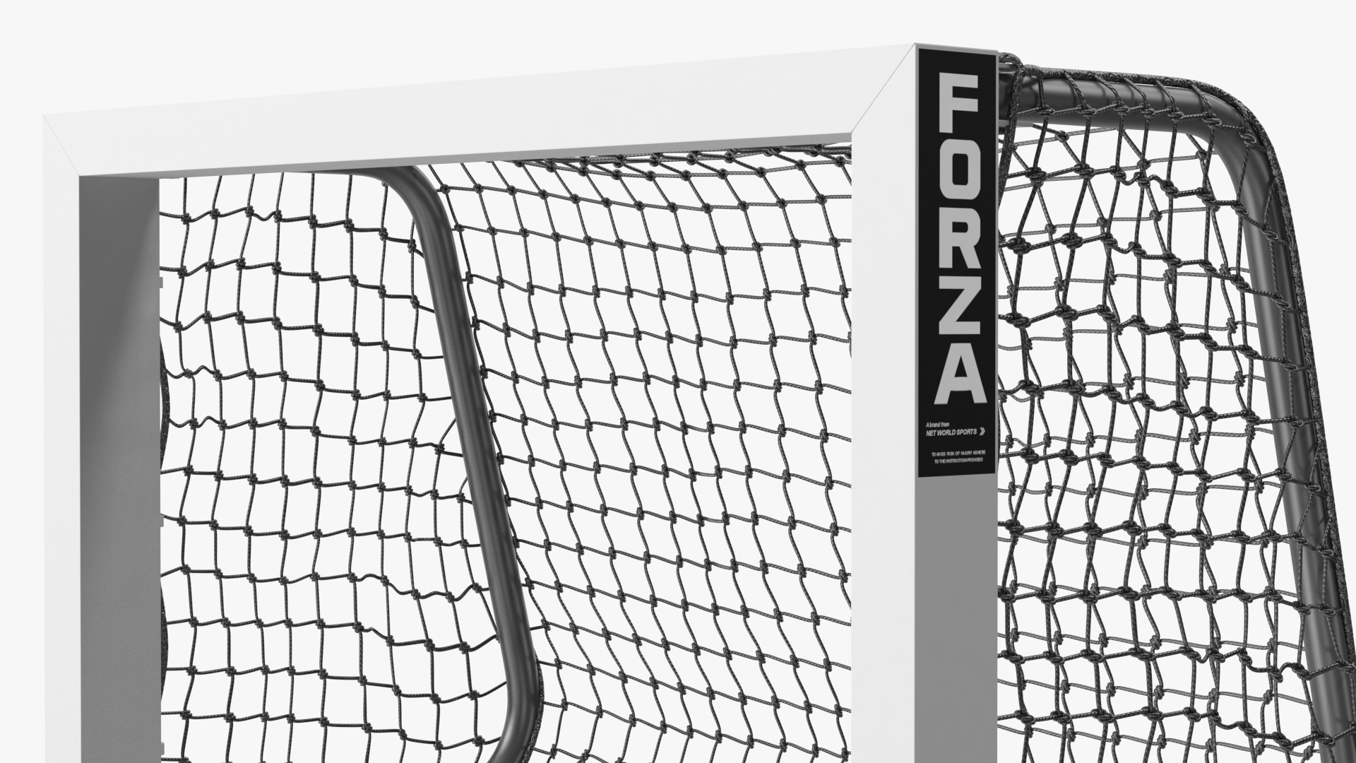 3D model Mini Target Soccer Goal FORZA Black