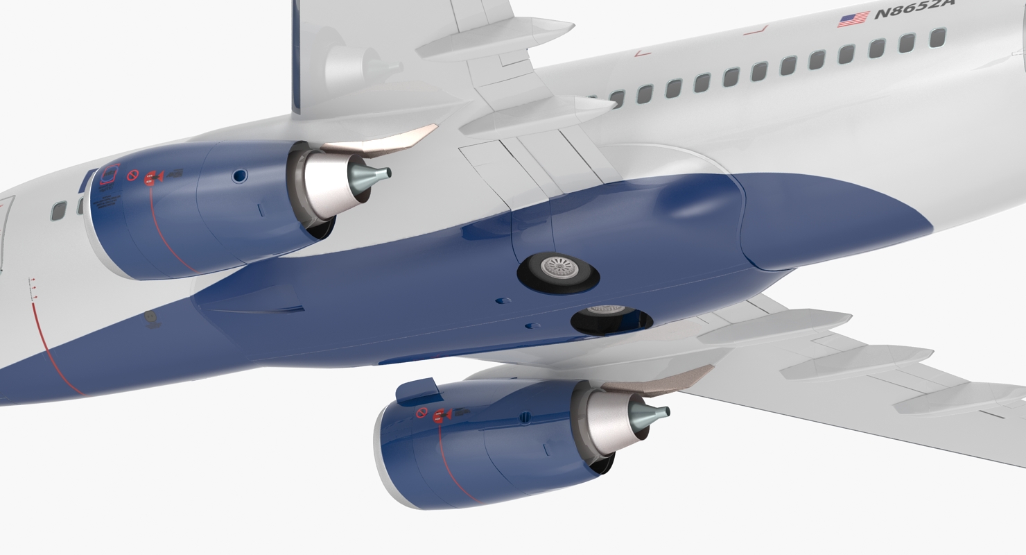 3D model Boeing 737 600 Delta Air Lines