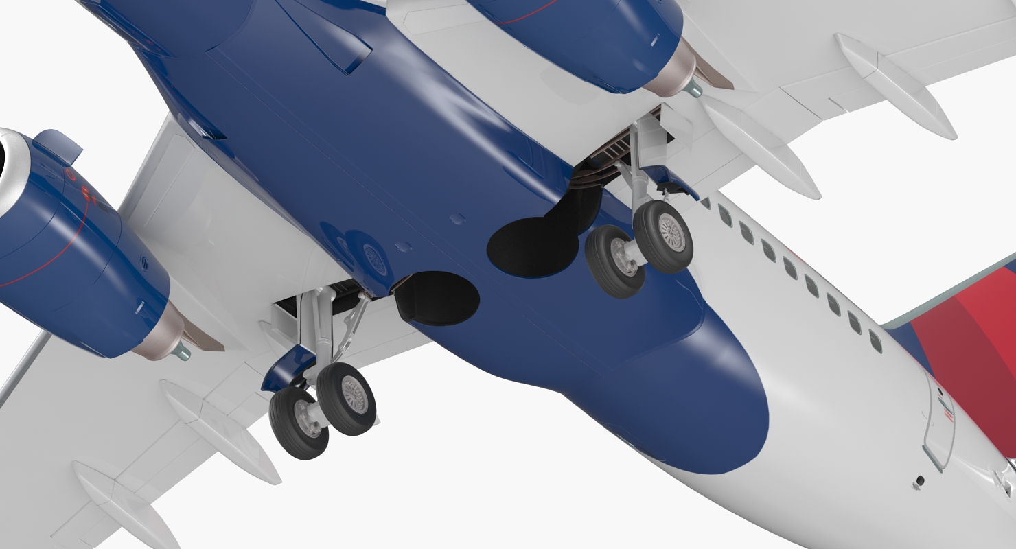 3D model Boeing 737 600 Delta Air Lines
