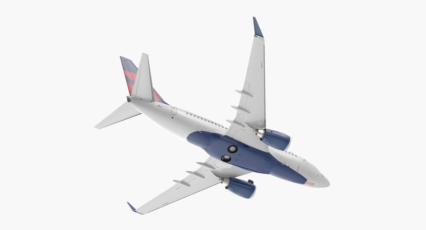 3D model Boeing 737 600 Delta Air Lines