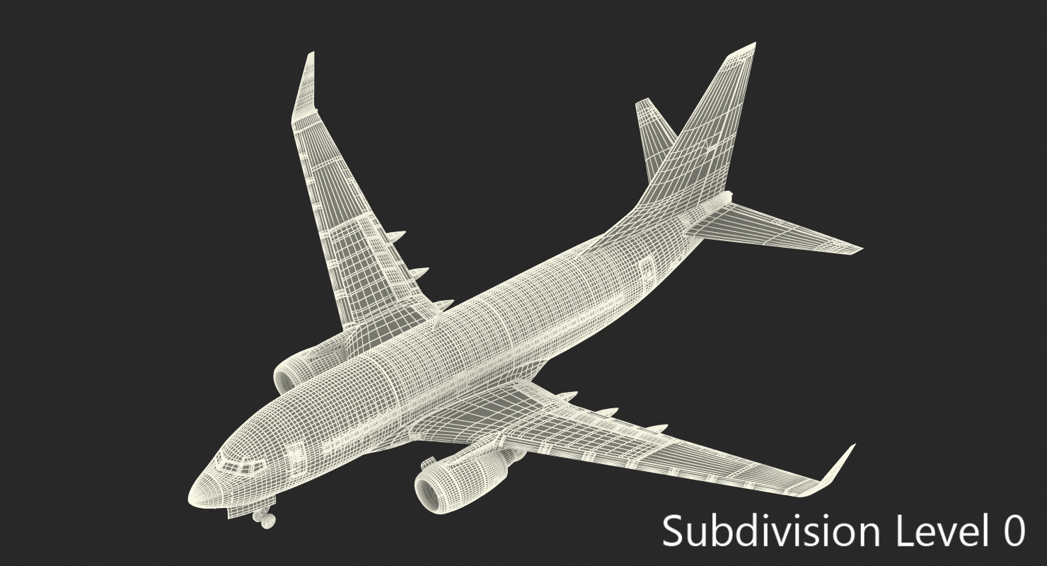 3D model Boeing 737 600 Delta Air Lines