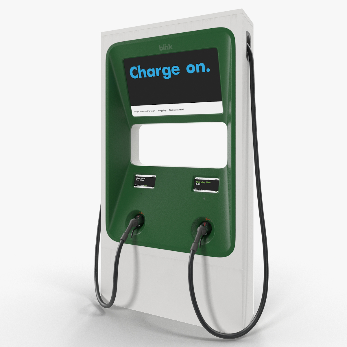 Electric Fast Vehicle Charger Generic 3D