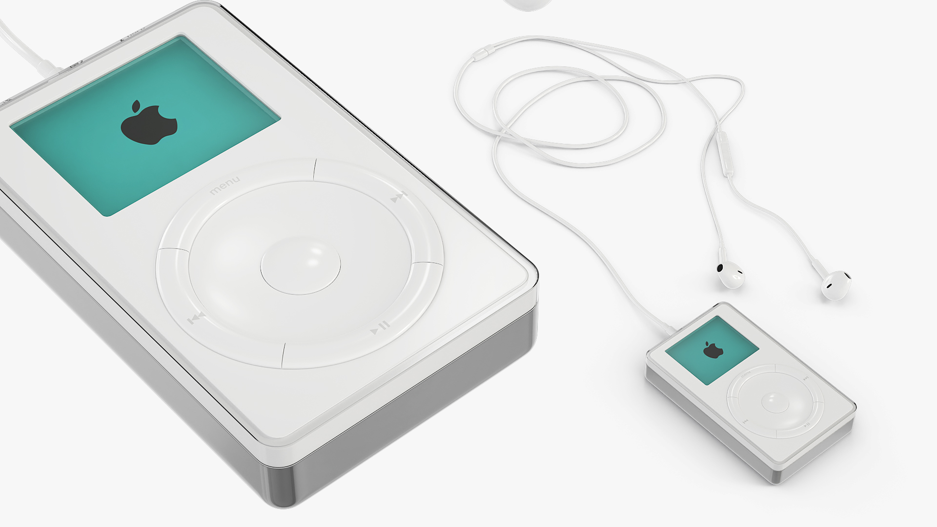 Apple iPod Classic 1st Gen with Headphones - view 2