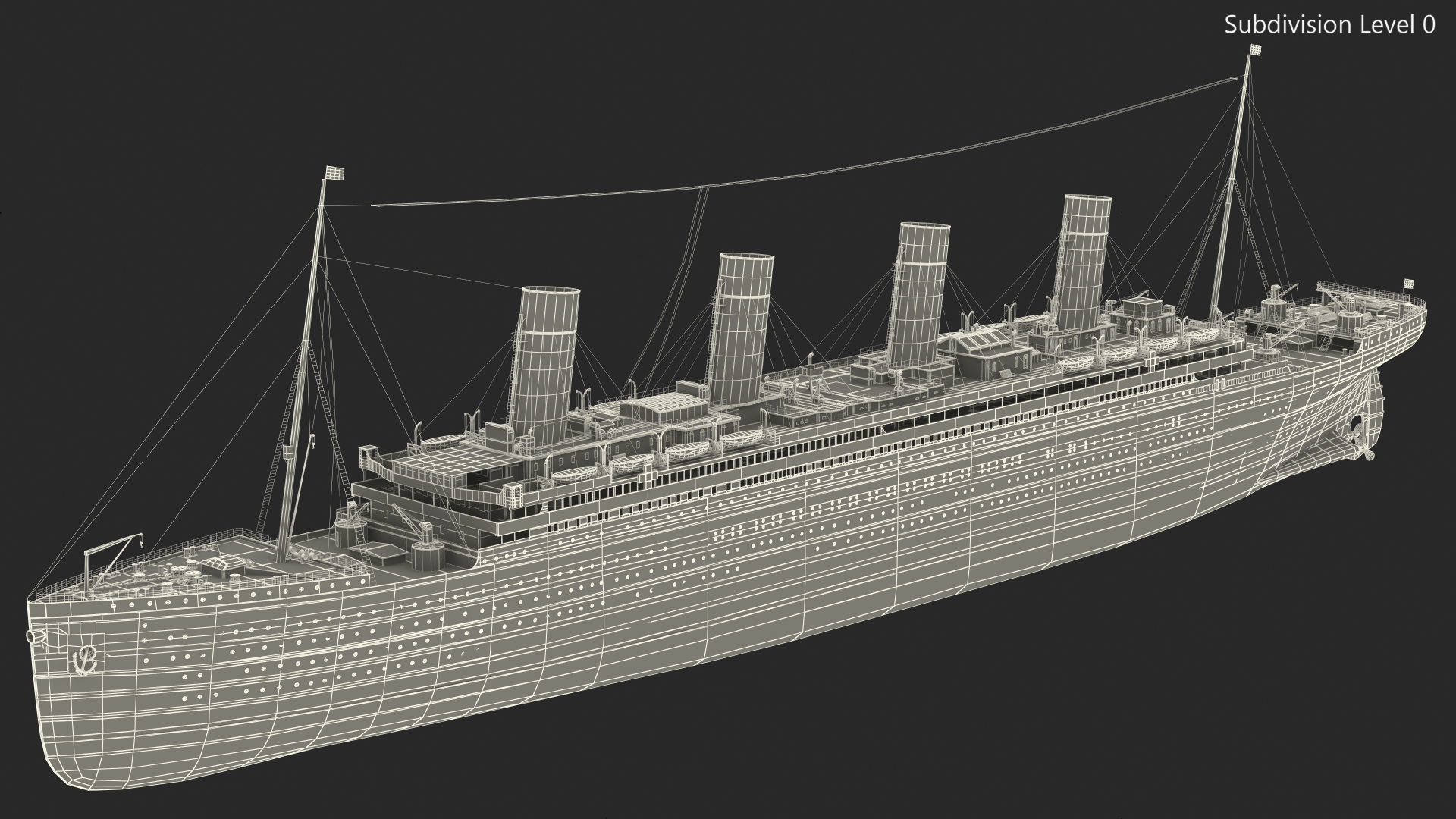 HMHS Britannic 3D model