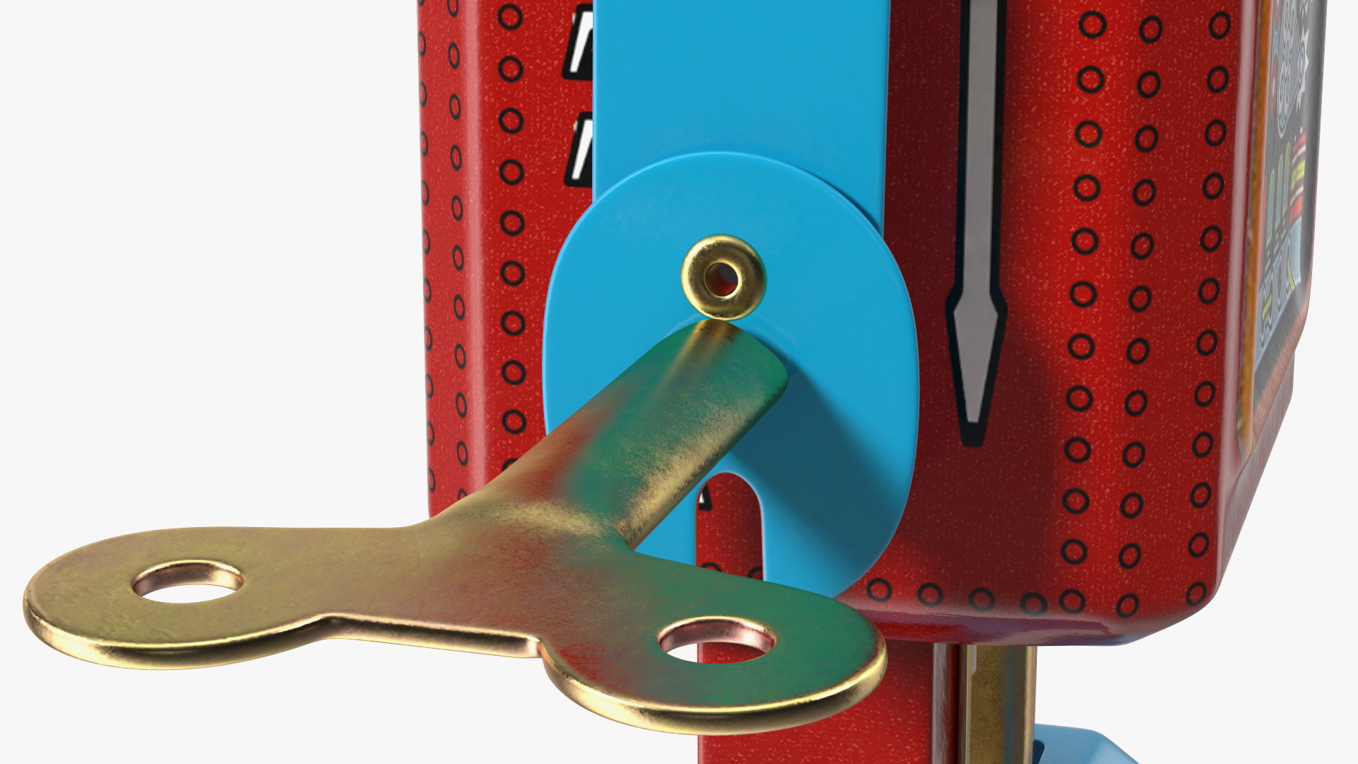 3D Tin Toy Retro Robot Rigged