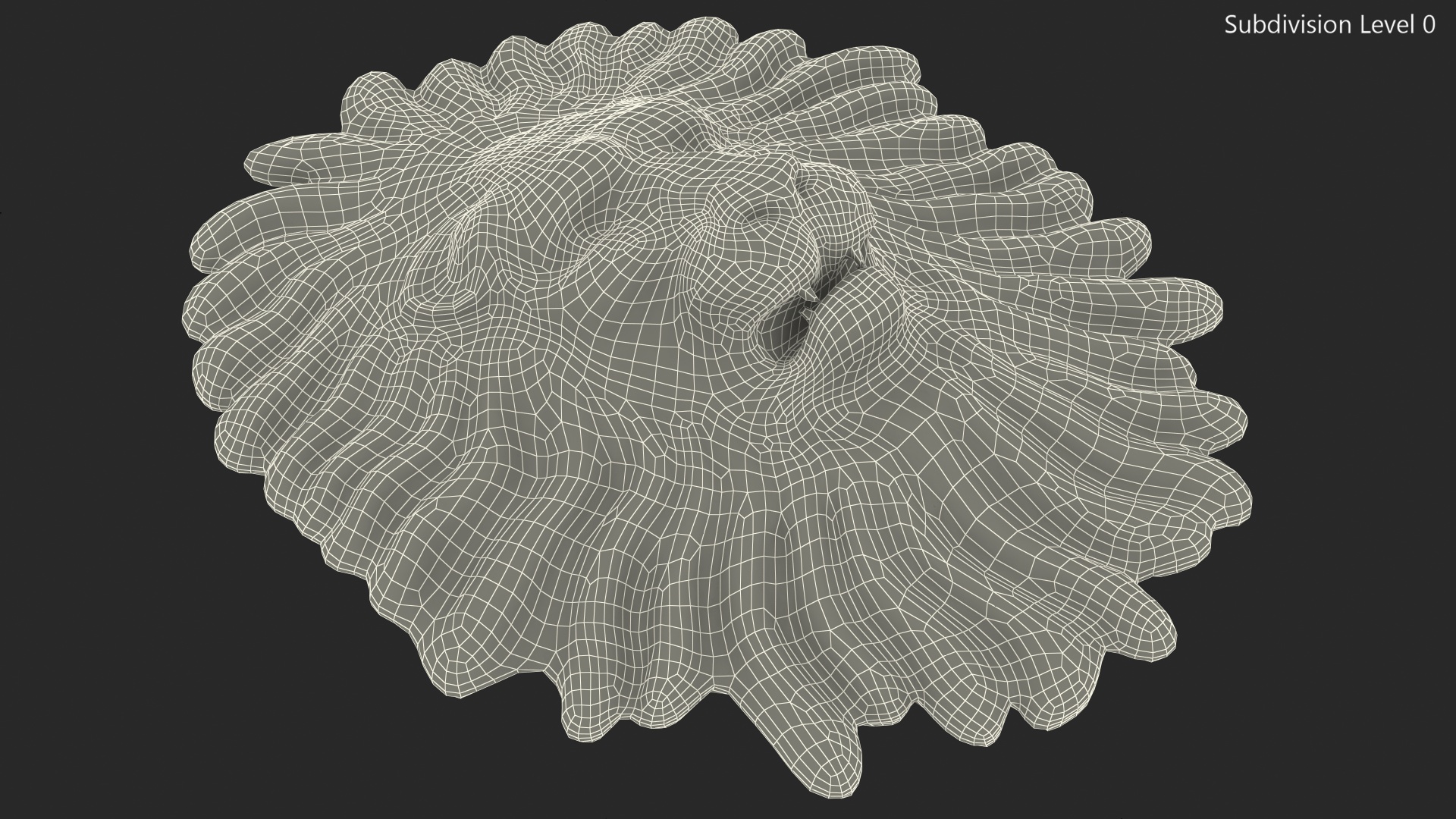 Lion Wall Sculpture 3D model