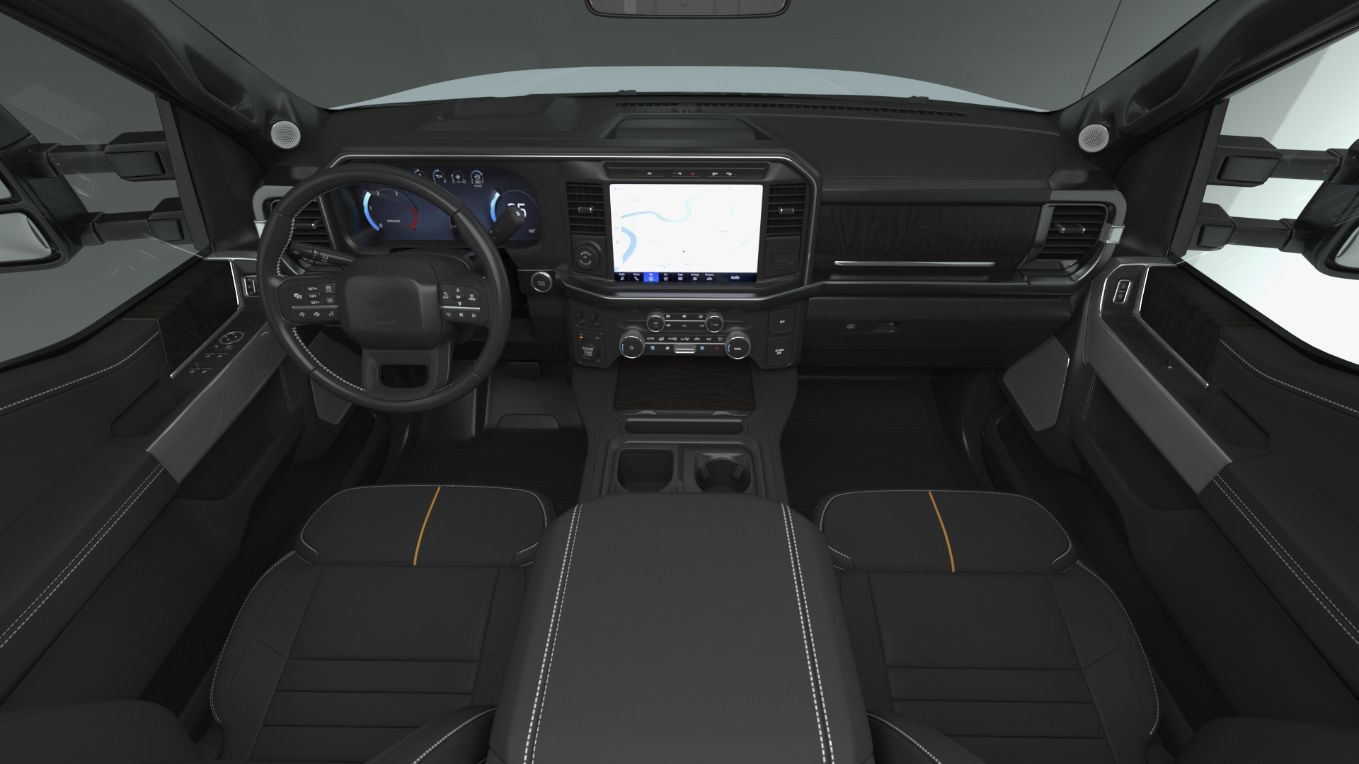 White Heavy Duty Pickup Truck 3D model