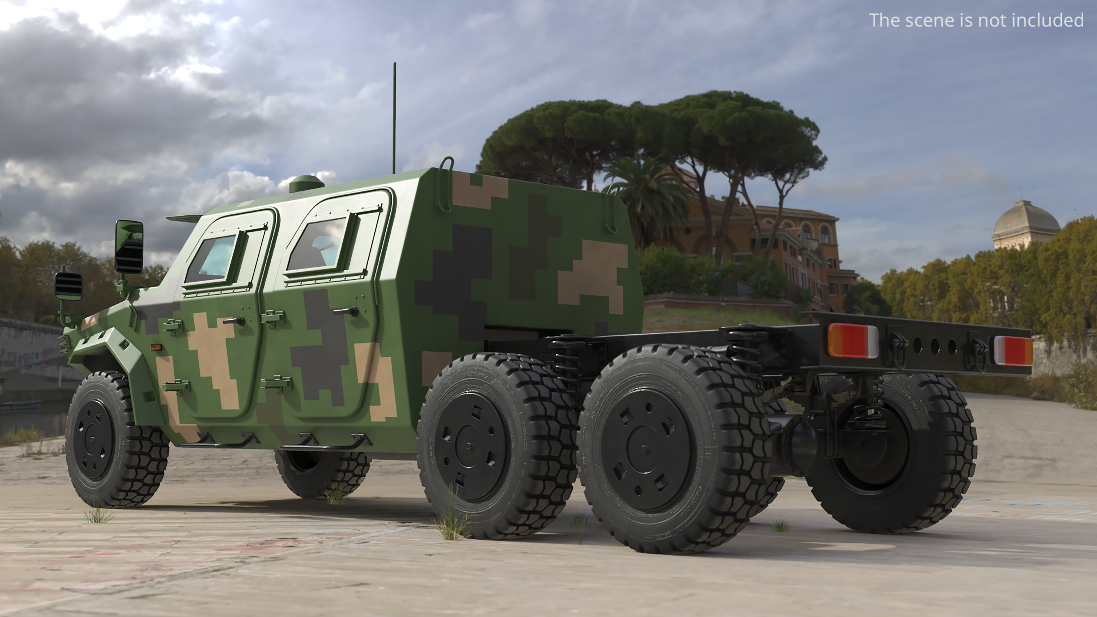 Dongfeng Mengshi CTL-181 Chassis Truck Pixel - view 2
