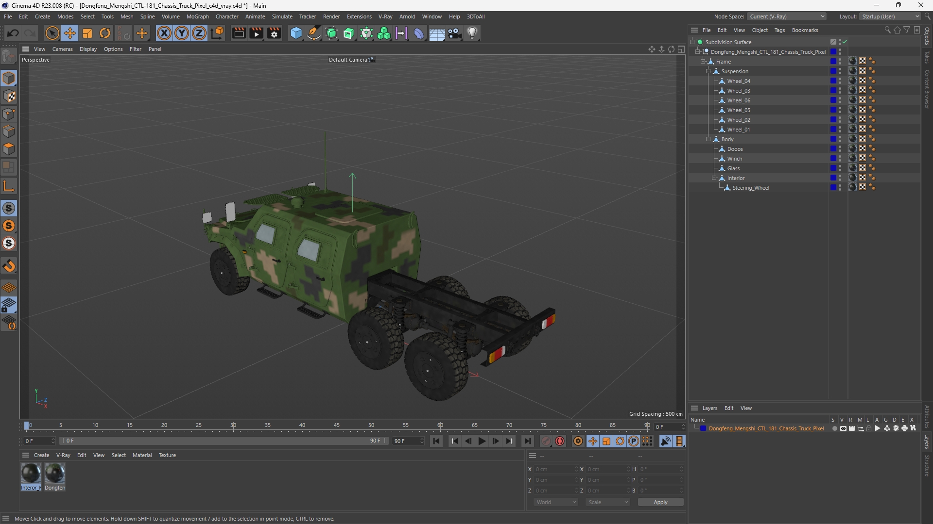 Dongfeng Mengshi CTL-181 Chassis Truck Pixel - view 12