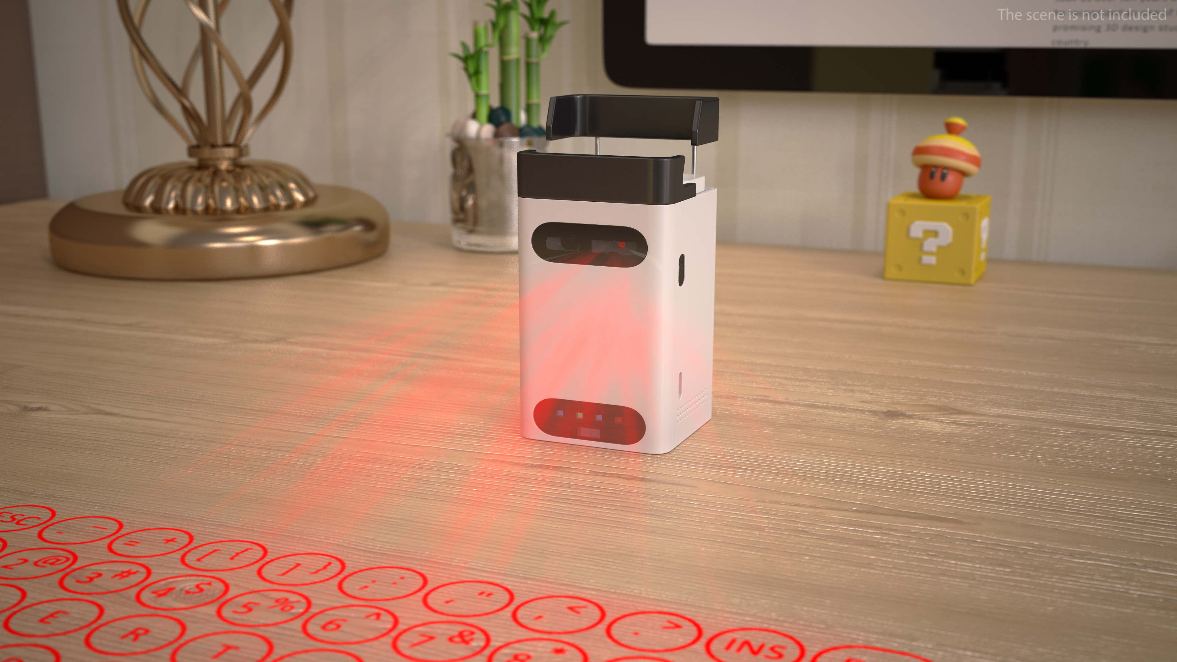 Wireless Laser Projection Virtual Keyboard 3D