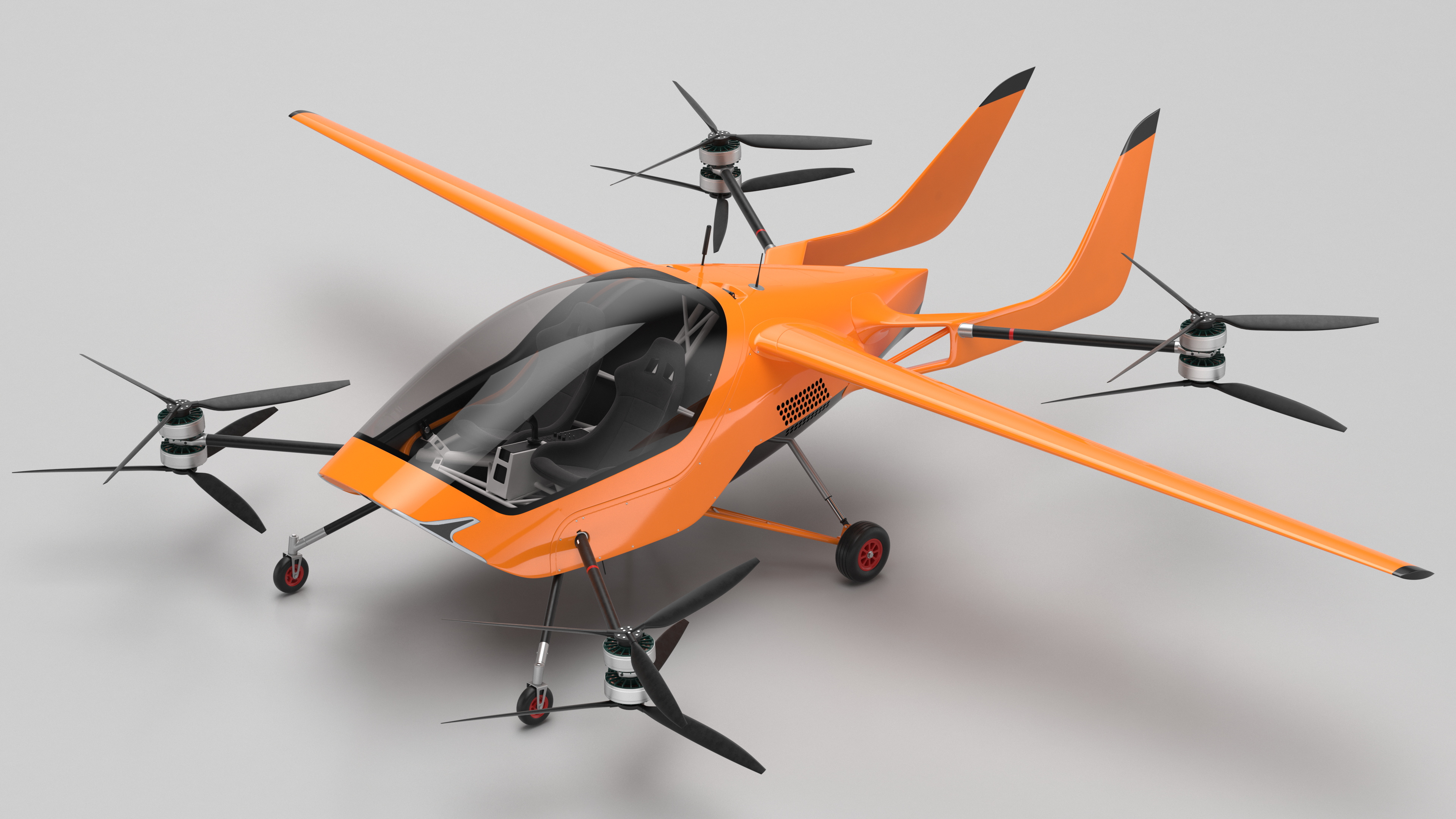 3D Electric Personal Air Mobility Vehicle model