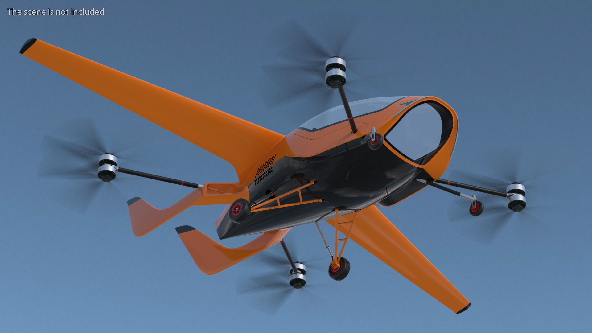 3D Electric Personal Air Mobility Vehicle model