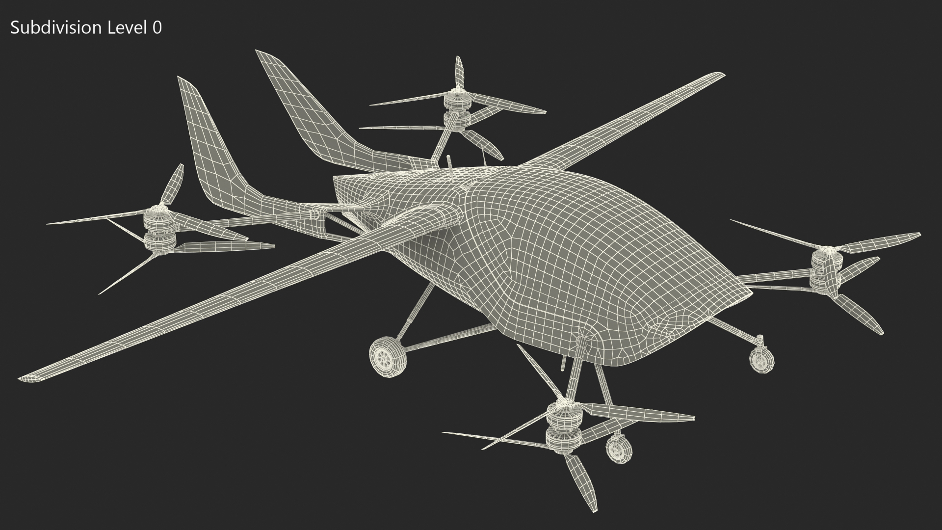 3D Electric Personal Air Mobility Vehicle model