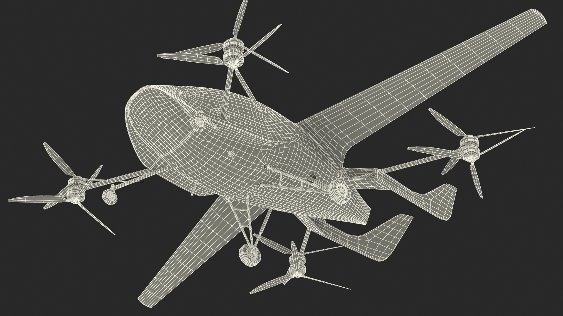 3D Electric Personal Air Mobility Vehicle model
