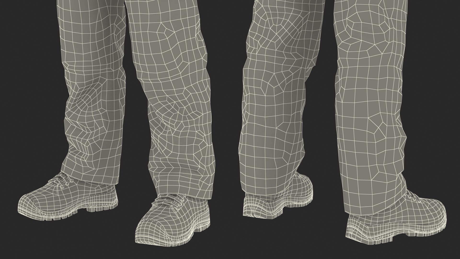 3D High Altitude Worker Rigged for Maya