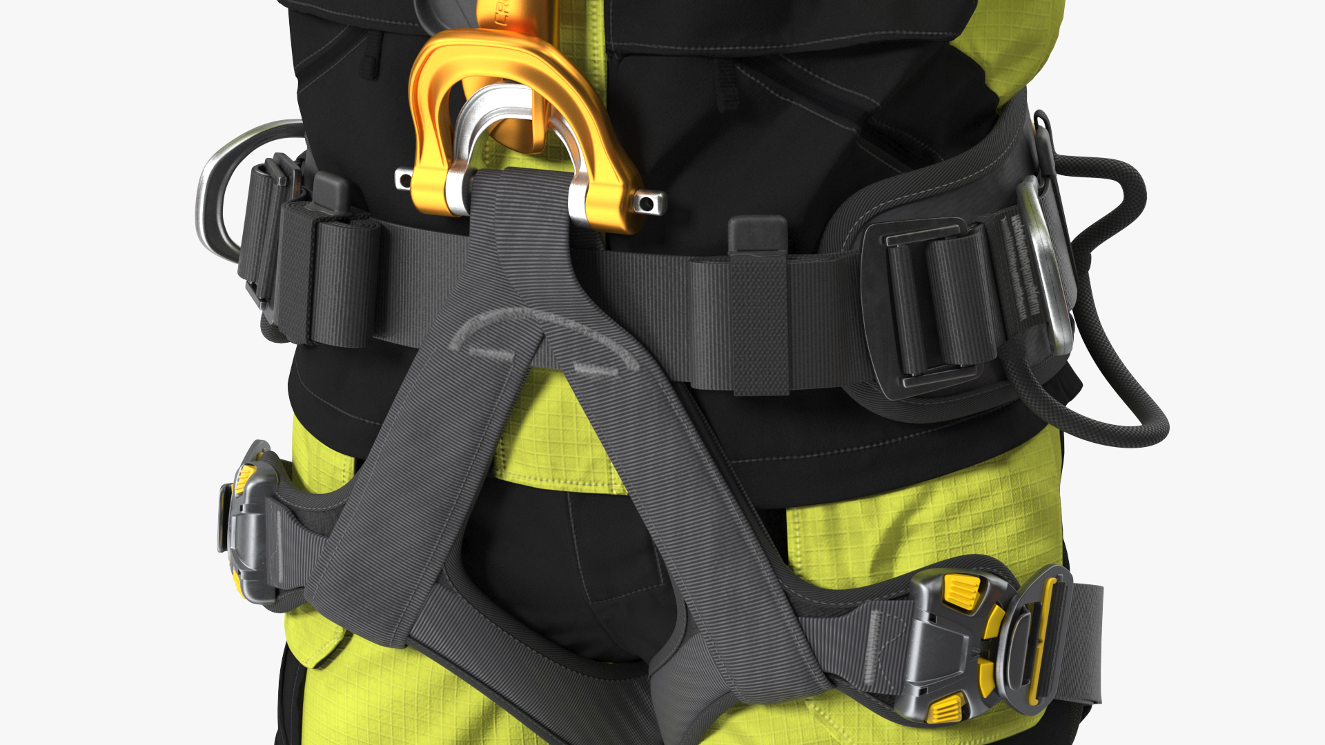 3D High Altitude Worker Rigged for Maya