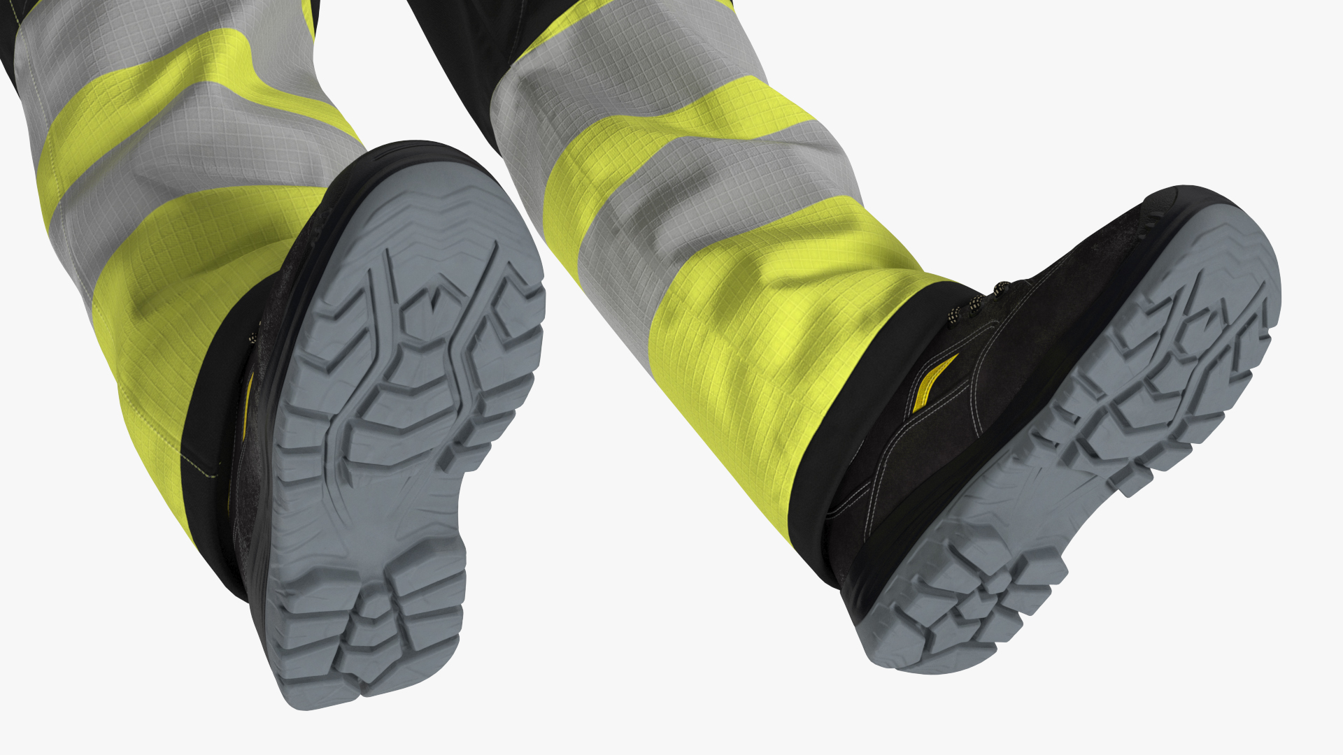 3D High Altitude Worker Rigged for Maya