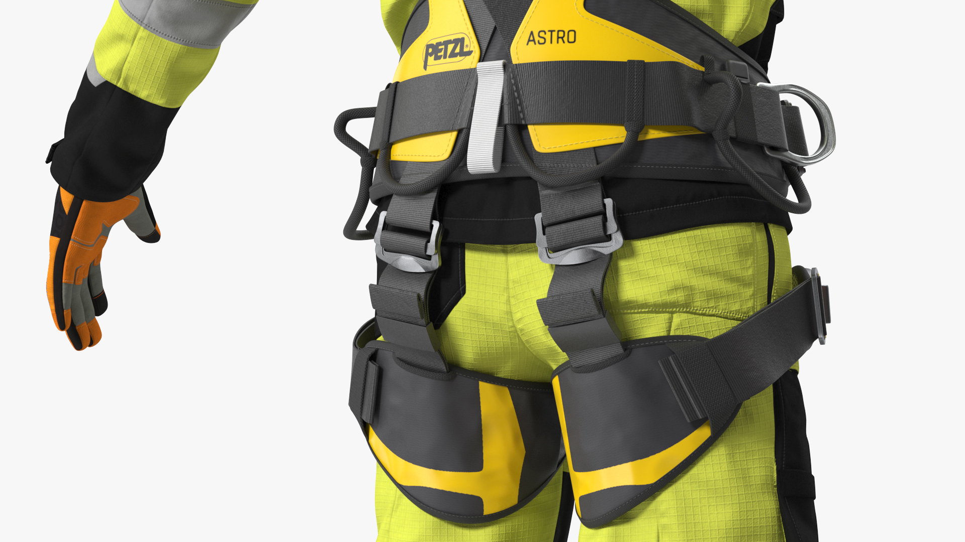 3D High Altitude Worker Rigged for Maya