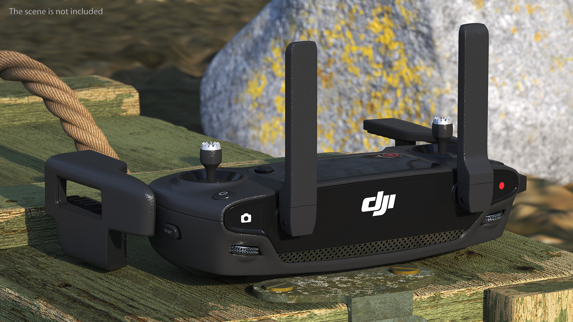 3D FPV Drone Military Operator in Digital Camouflage Fur model