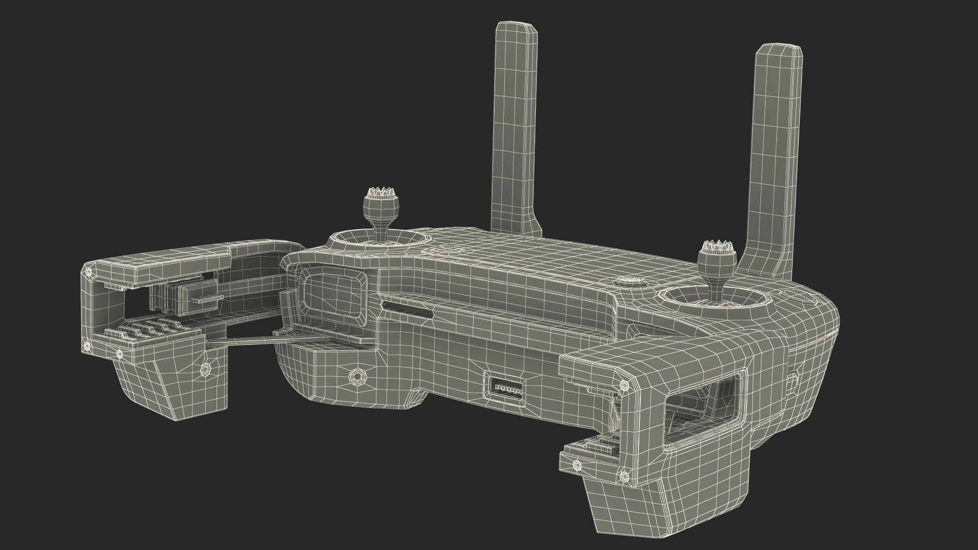 3D FPV Drone Military Operator in Digital Camouflage Fur model