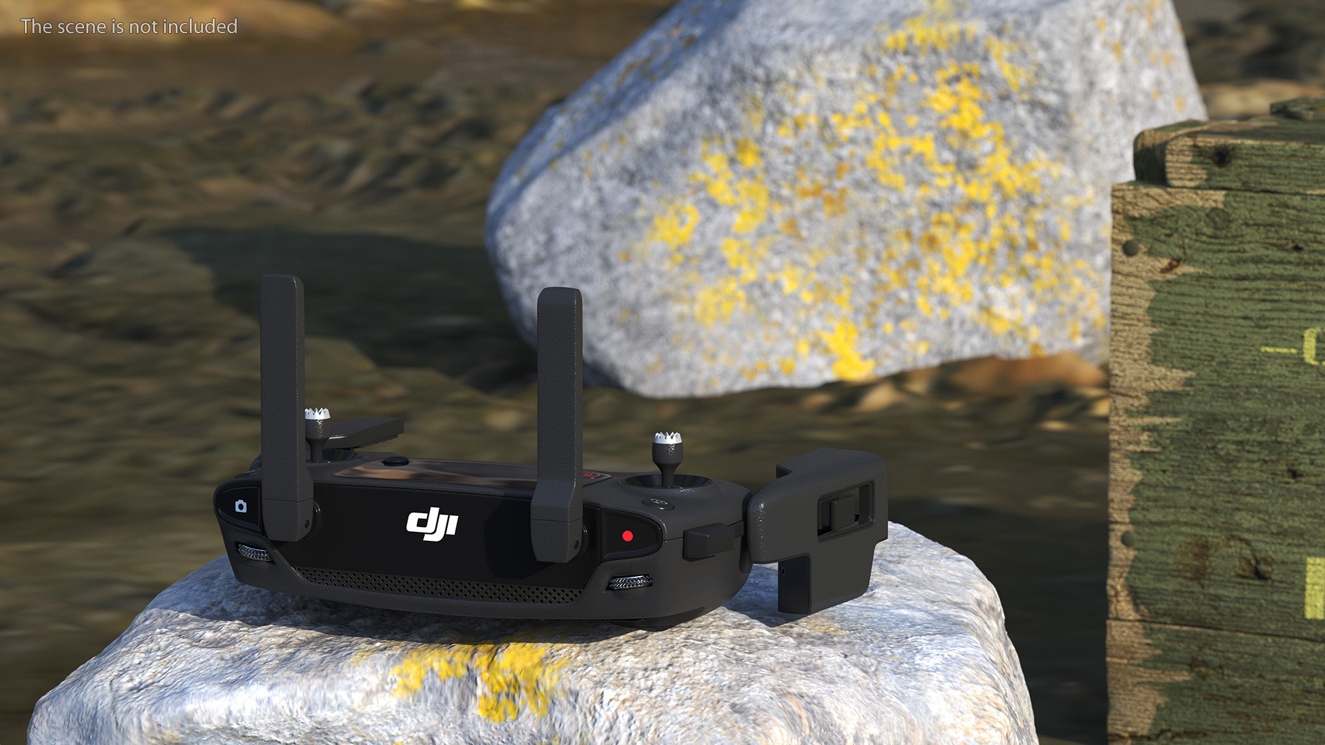3D FPV Drone Military Operator in Digital Camouflage Fur model