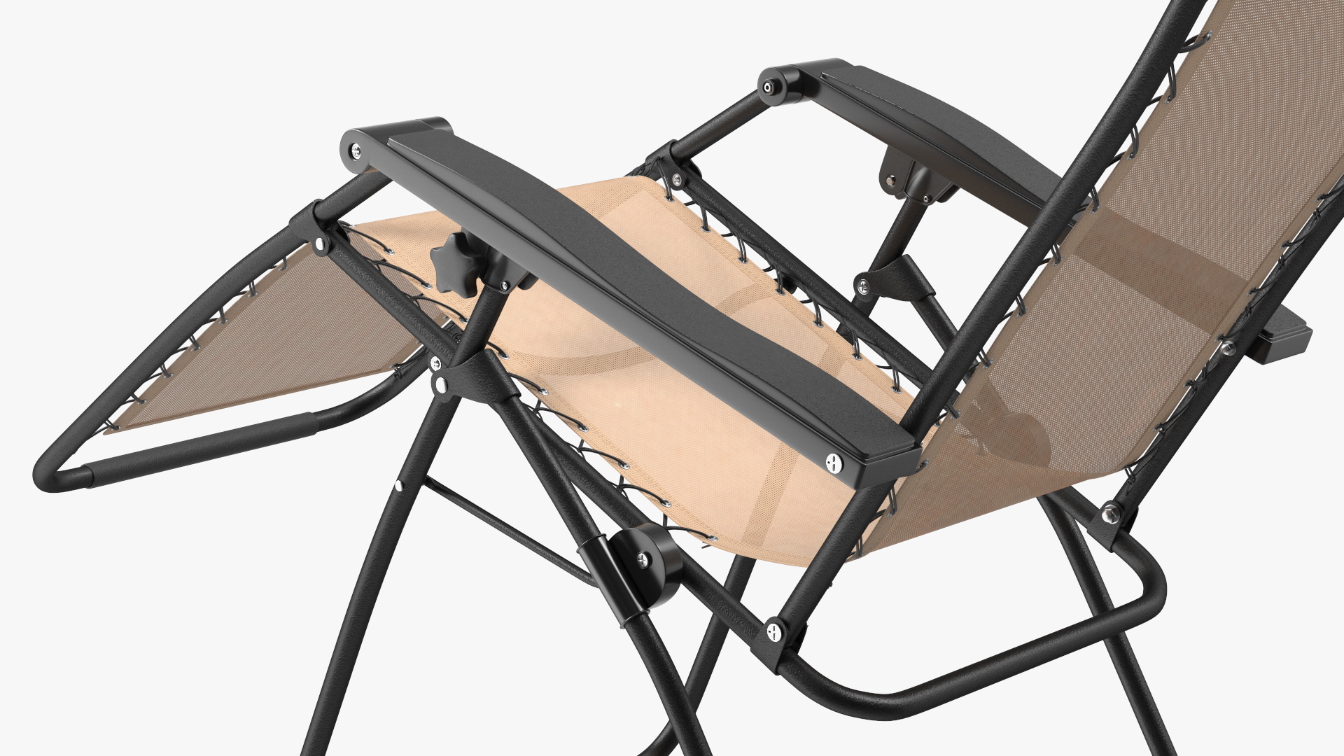 3D Folding Lounge Chair Beige