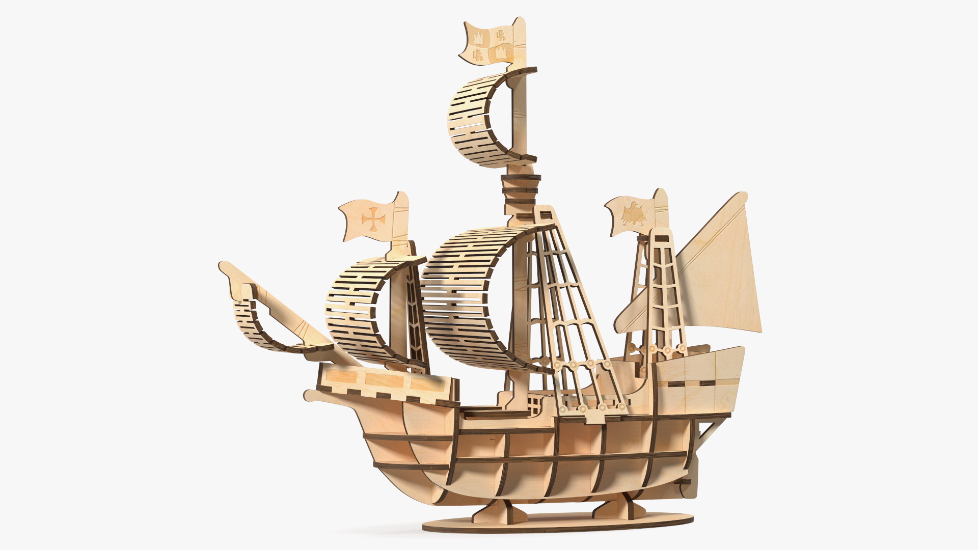 3D Wooden 3D Puzzle Ship