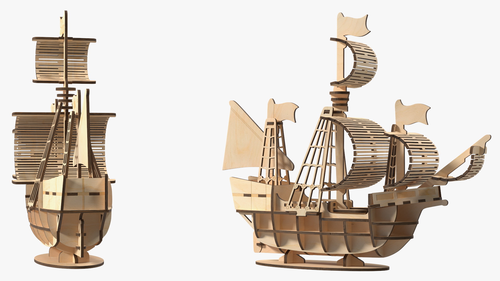 3D Wooden 3D Puzzle Ship