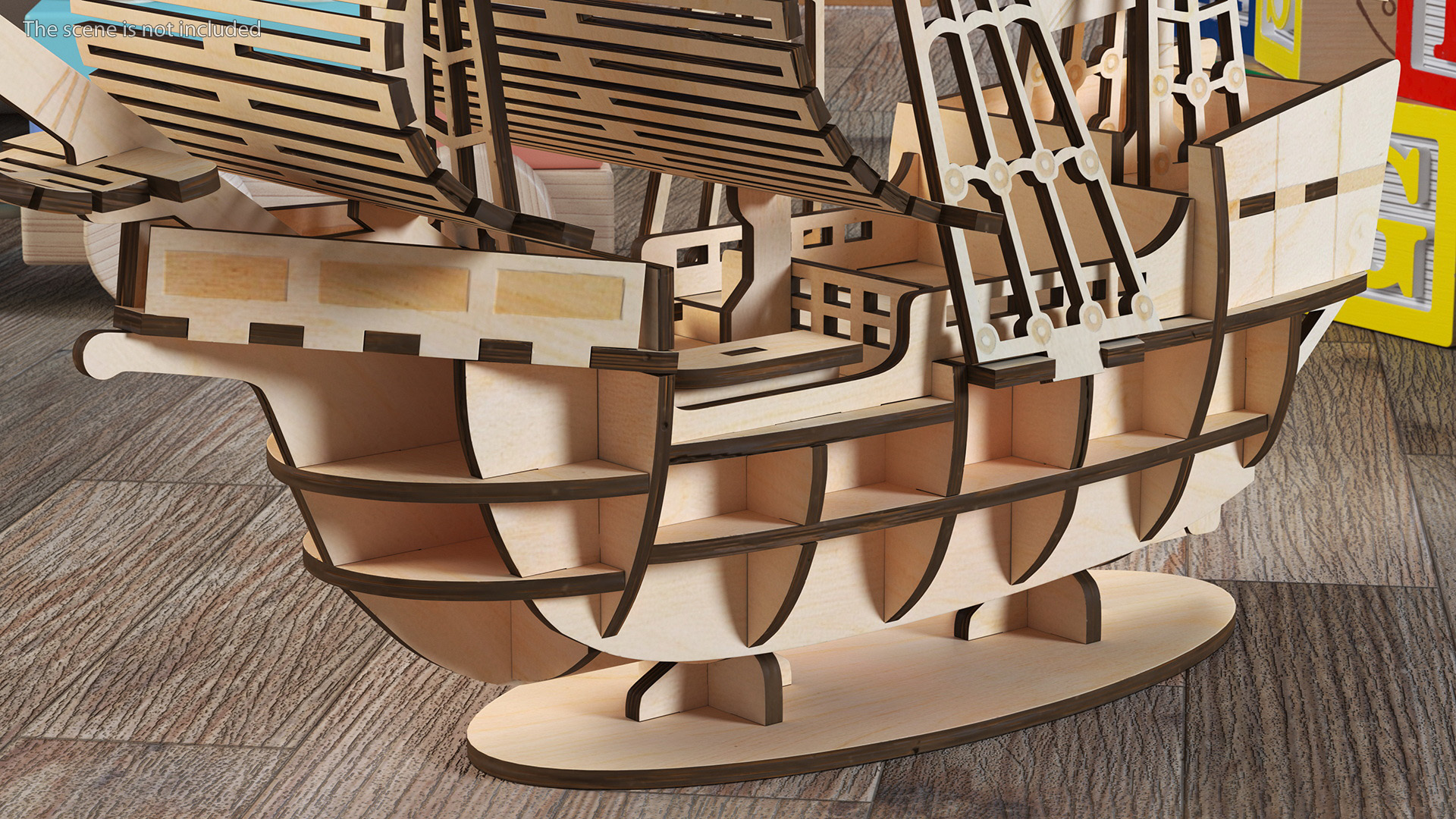 3D Wooden 3D Puzzle Ship