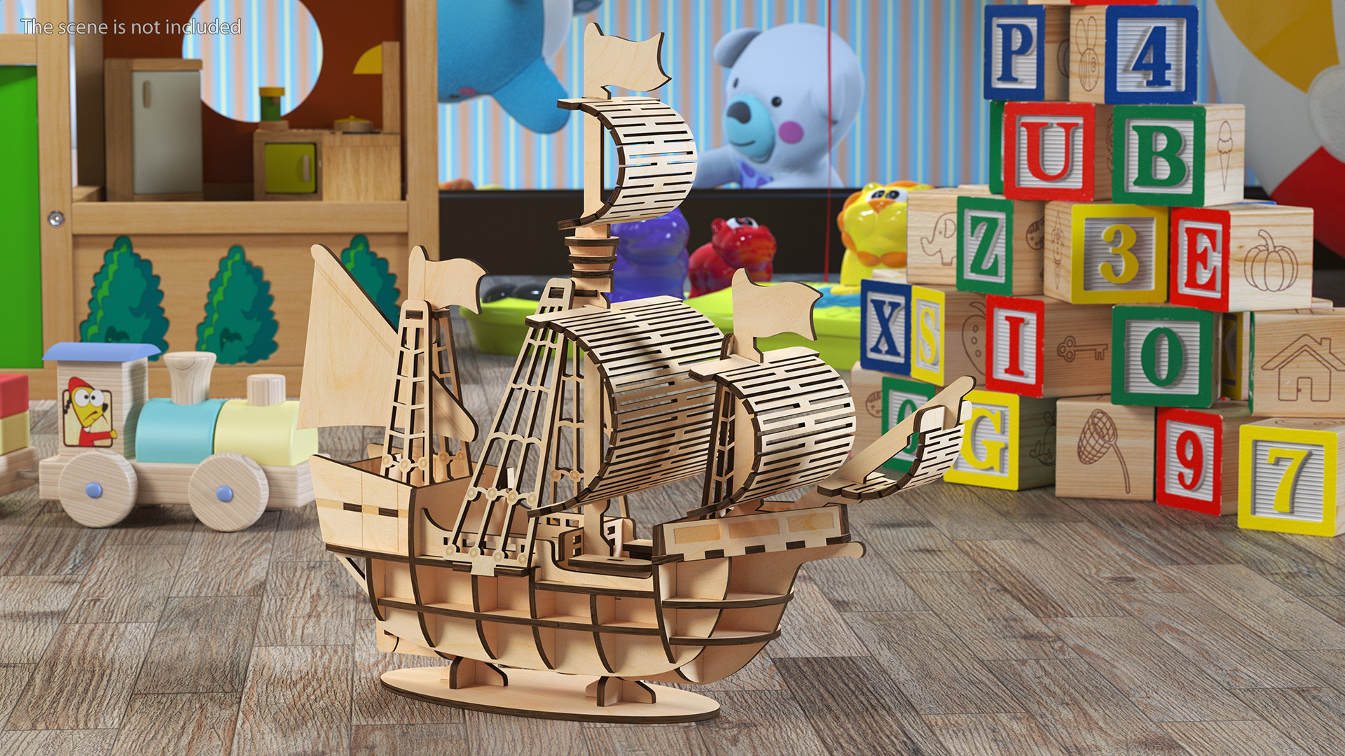 3D Wooden 3D Puzzle Ship
