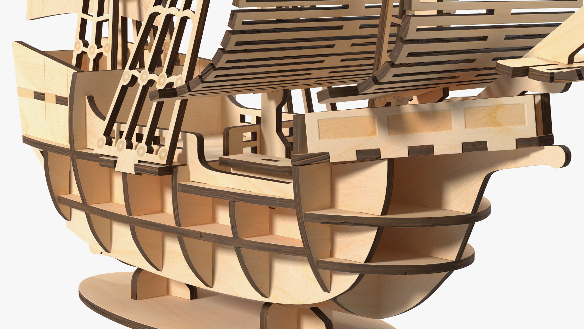 3D Wooden 3D Puzzle Ship