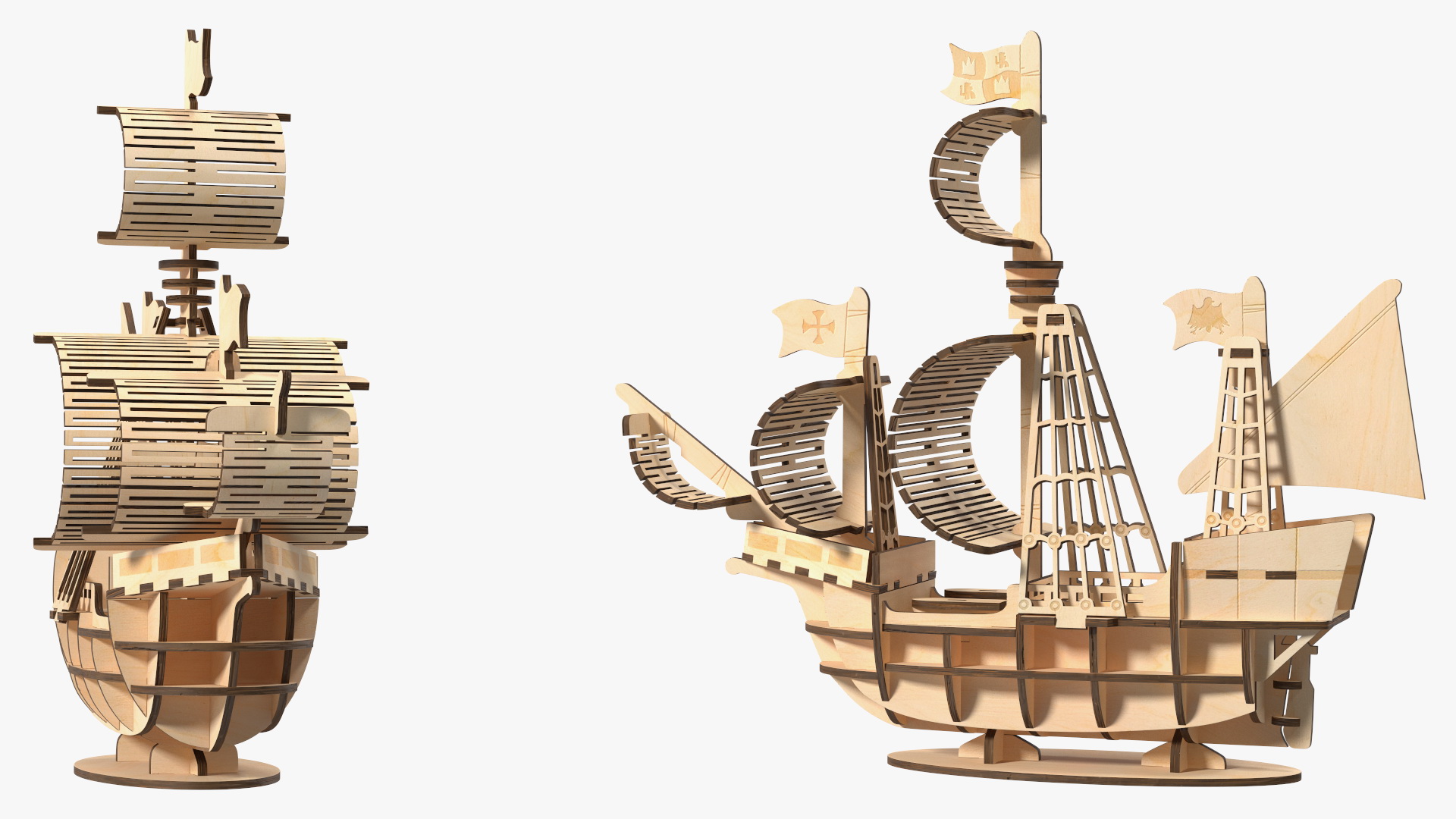 3D Wooden 3D Puzzle Ship