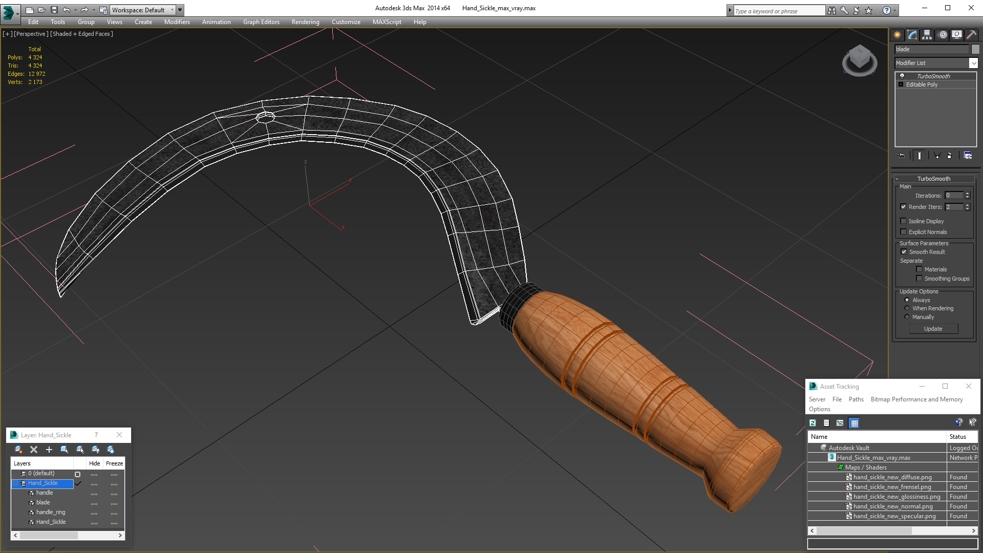 3D Hand Sickle