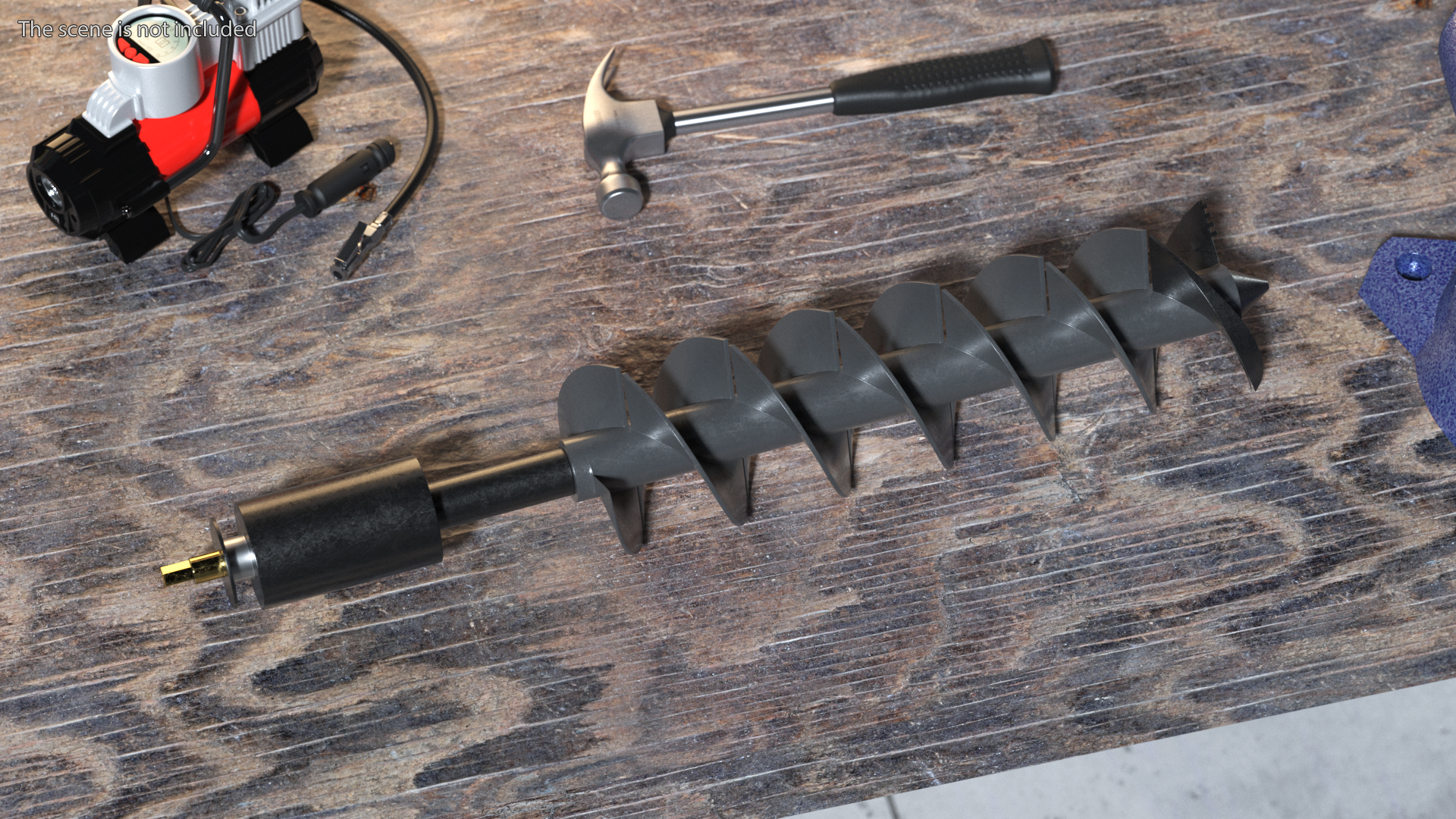 Ice Auger Bit New 3D