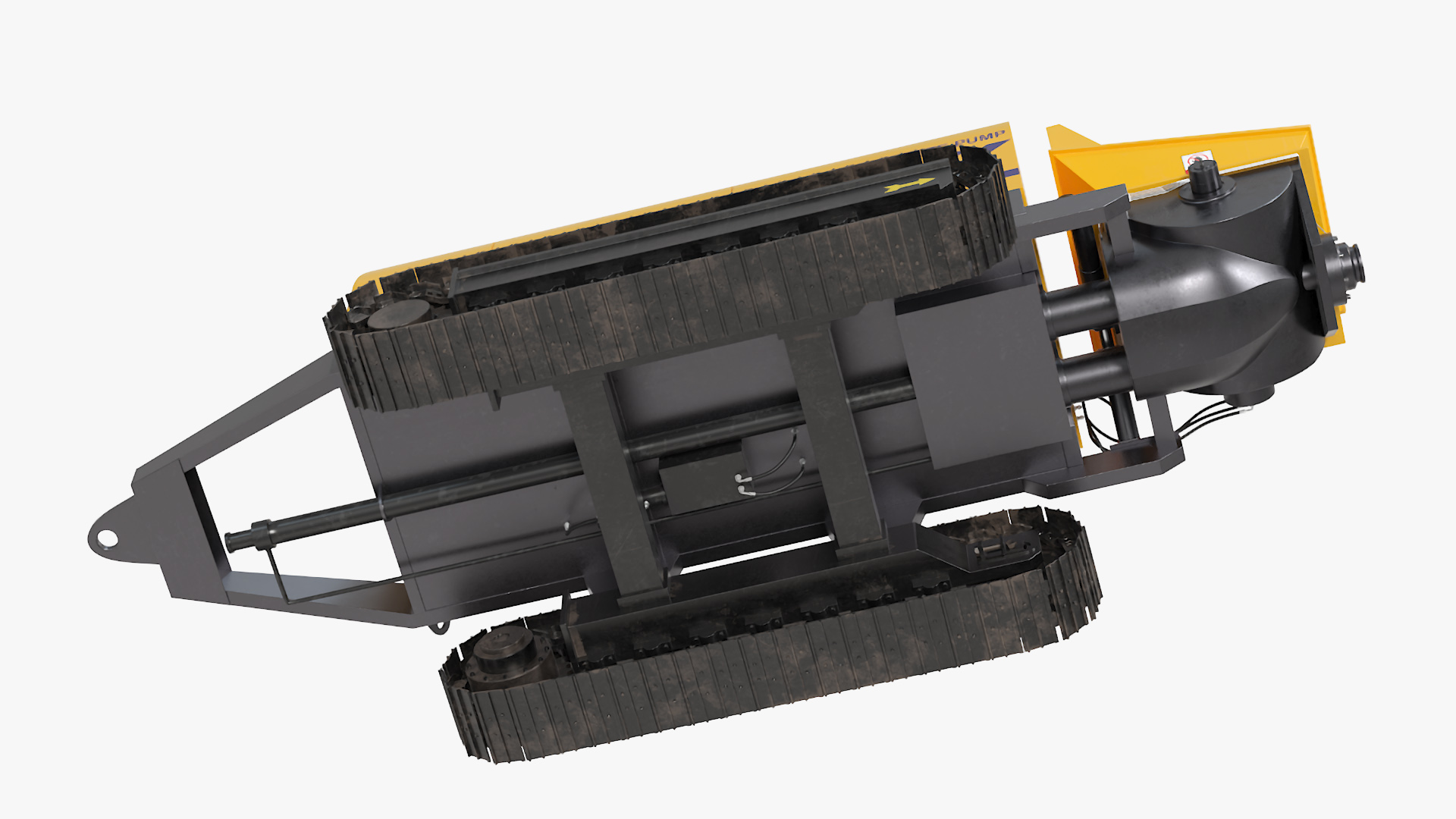 Portable Concrete Pump Model LDHBTS80 3D