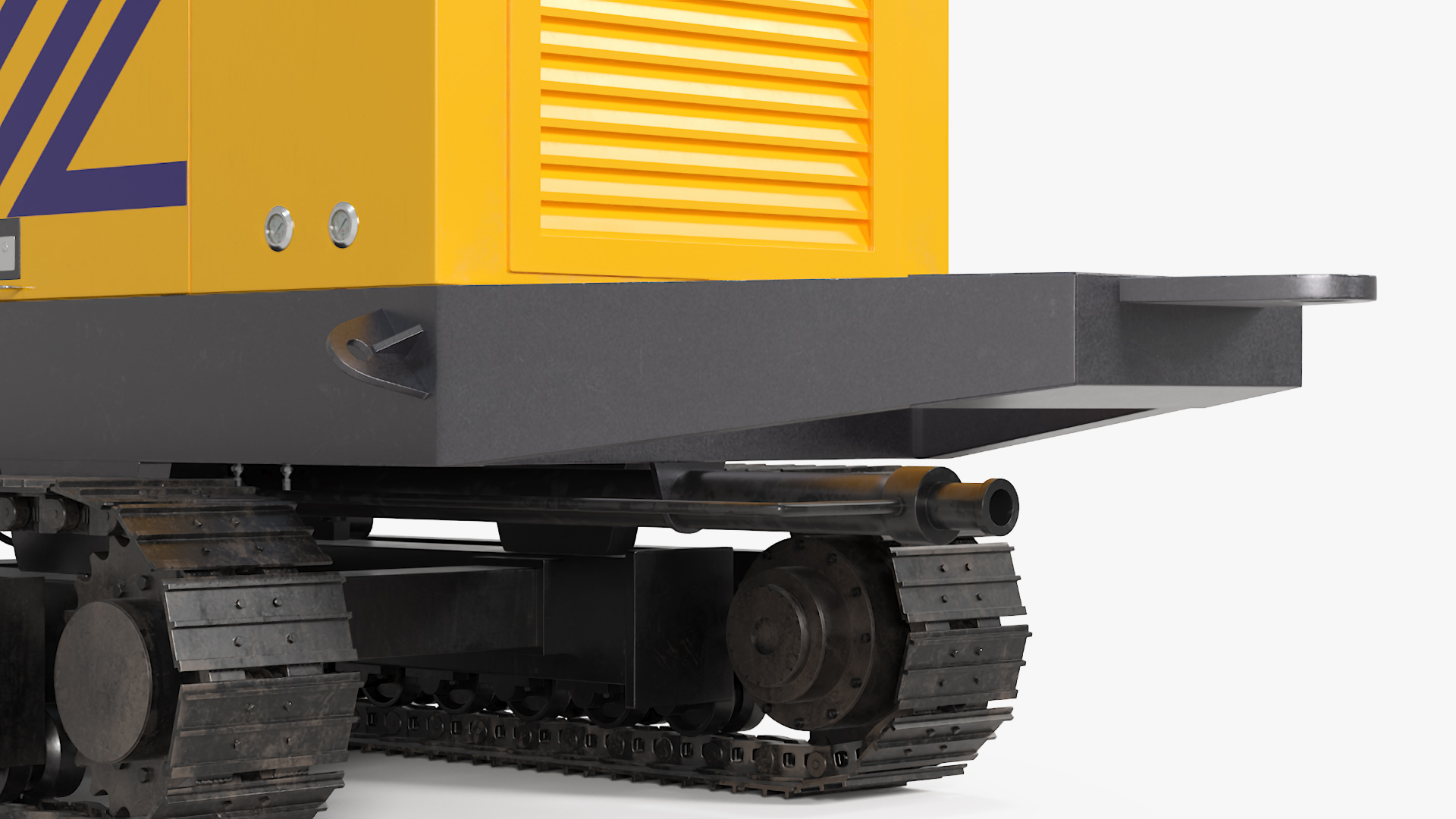 Portable Concrete Pump Model LDHBTS80 3D