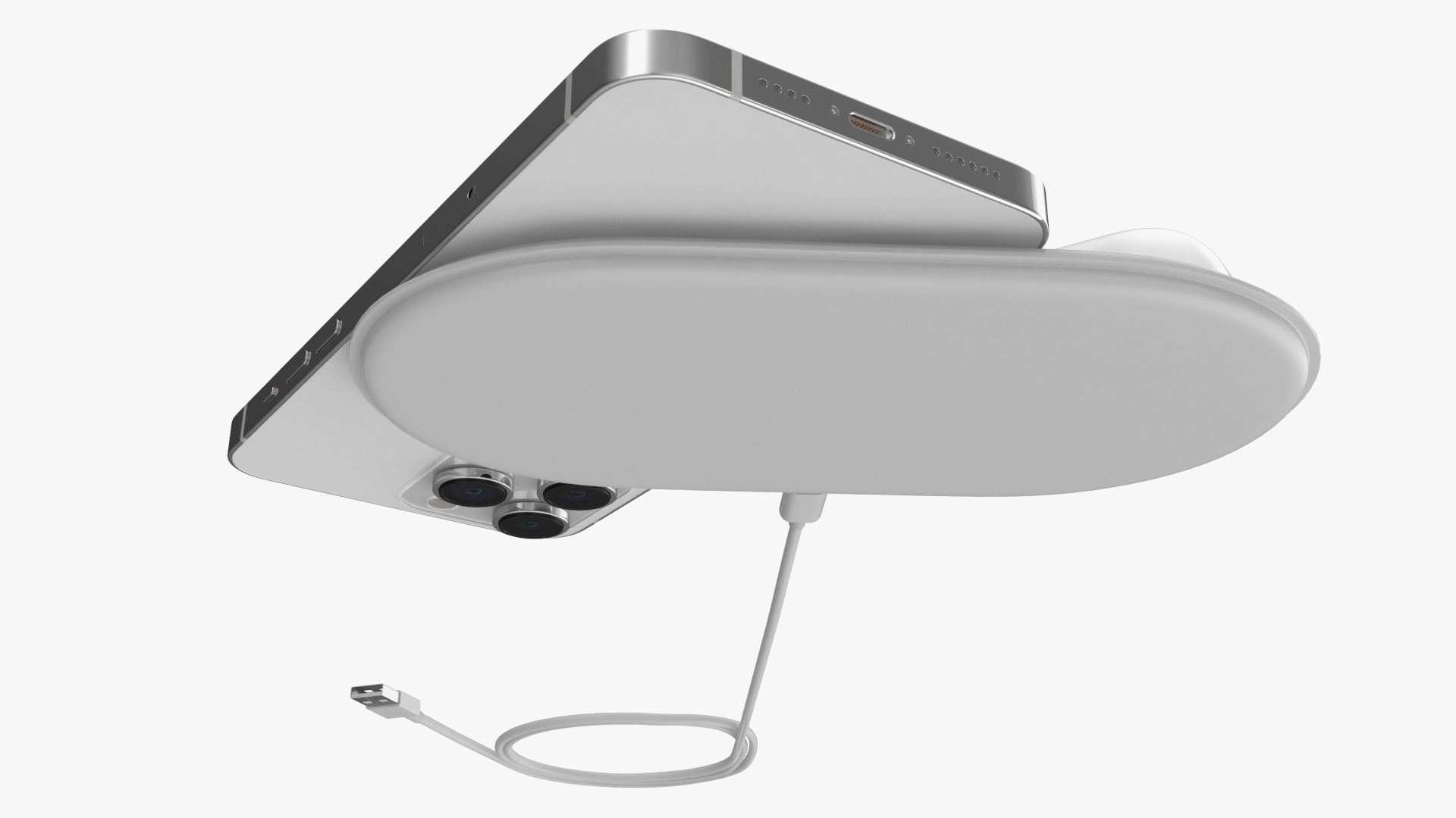 3D Apple AirPower Charger with iPhone 14 Pro Max and Airpods Pro
