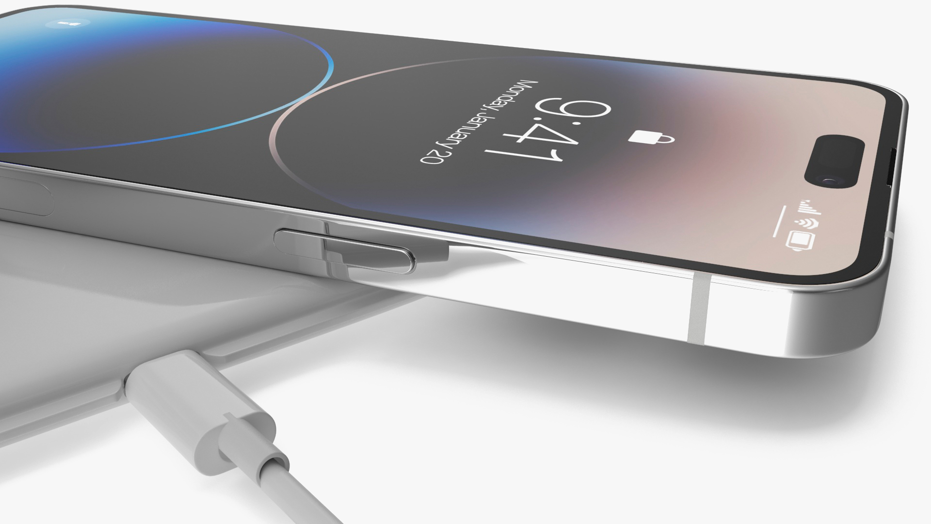 3D Apple AirPower Charger with iPhone 14 Pro Max and Airpods Pro