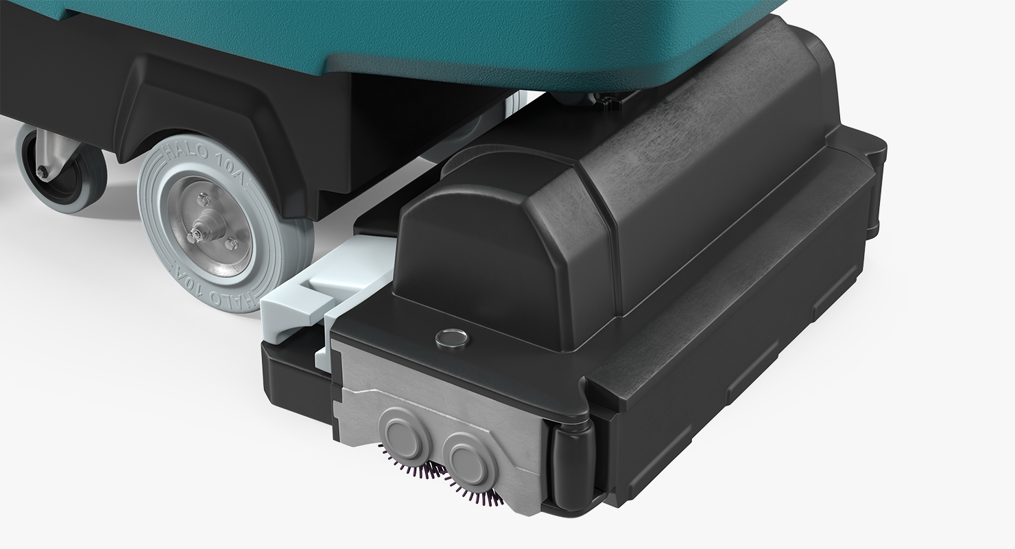 3D Industrial Floor Cleaning Machine model