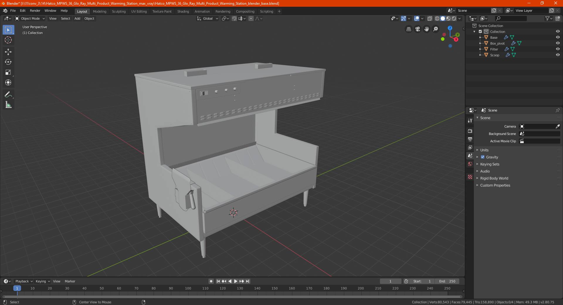 Professional Multi Product Warming Station 3D