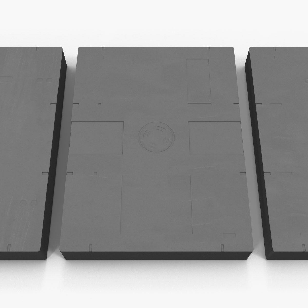 3D model Sci Fi Painted Panels Set