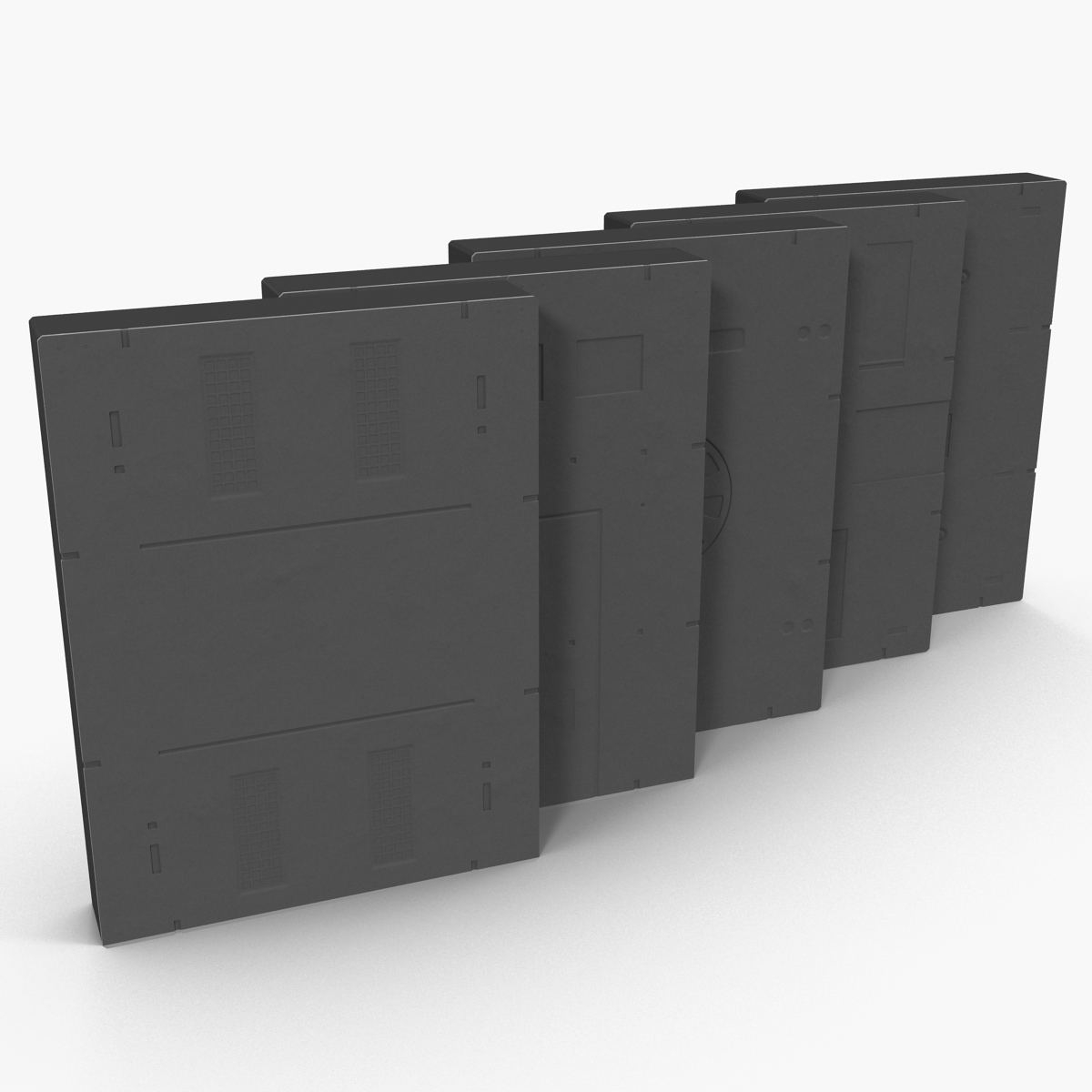 3D model Sci Fi Painted Panels Set