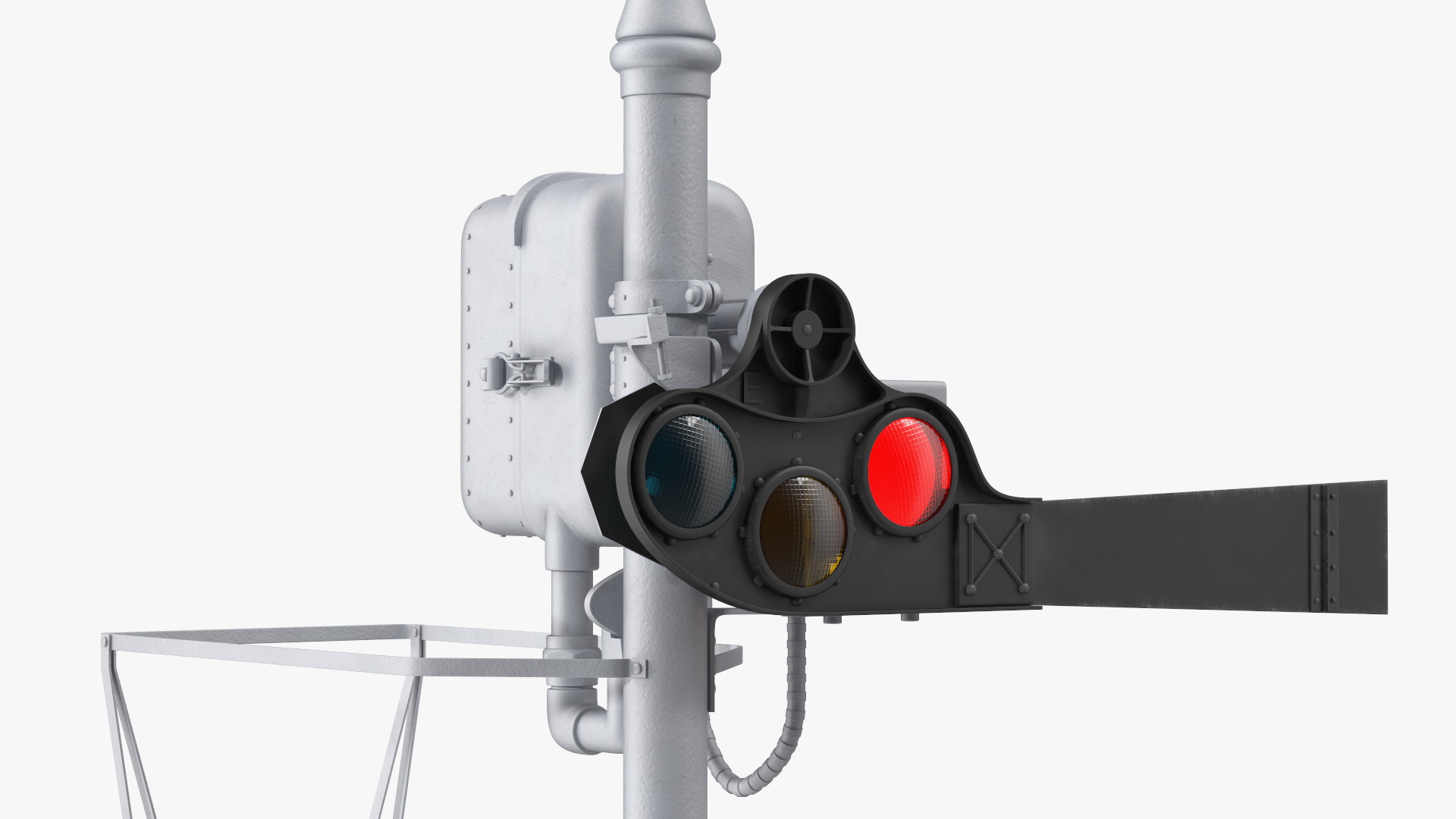 Railway Semaphore Signal 3D model
